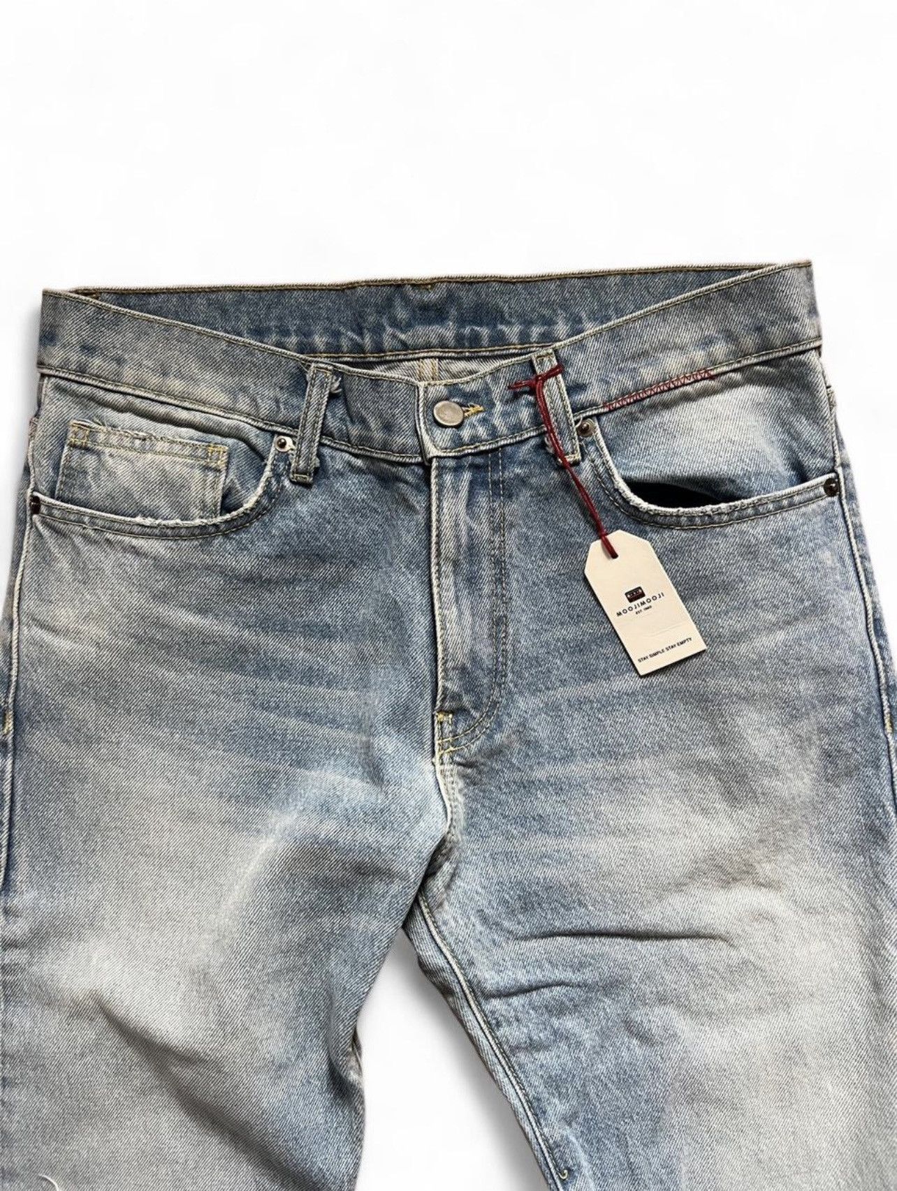 MOOJIMOOJIUS Distressed Denim Size US 32 / EU 48 - 4 Thumbnail