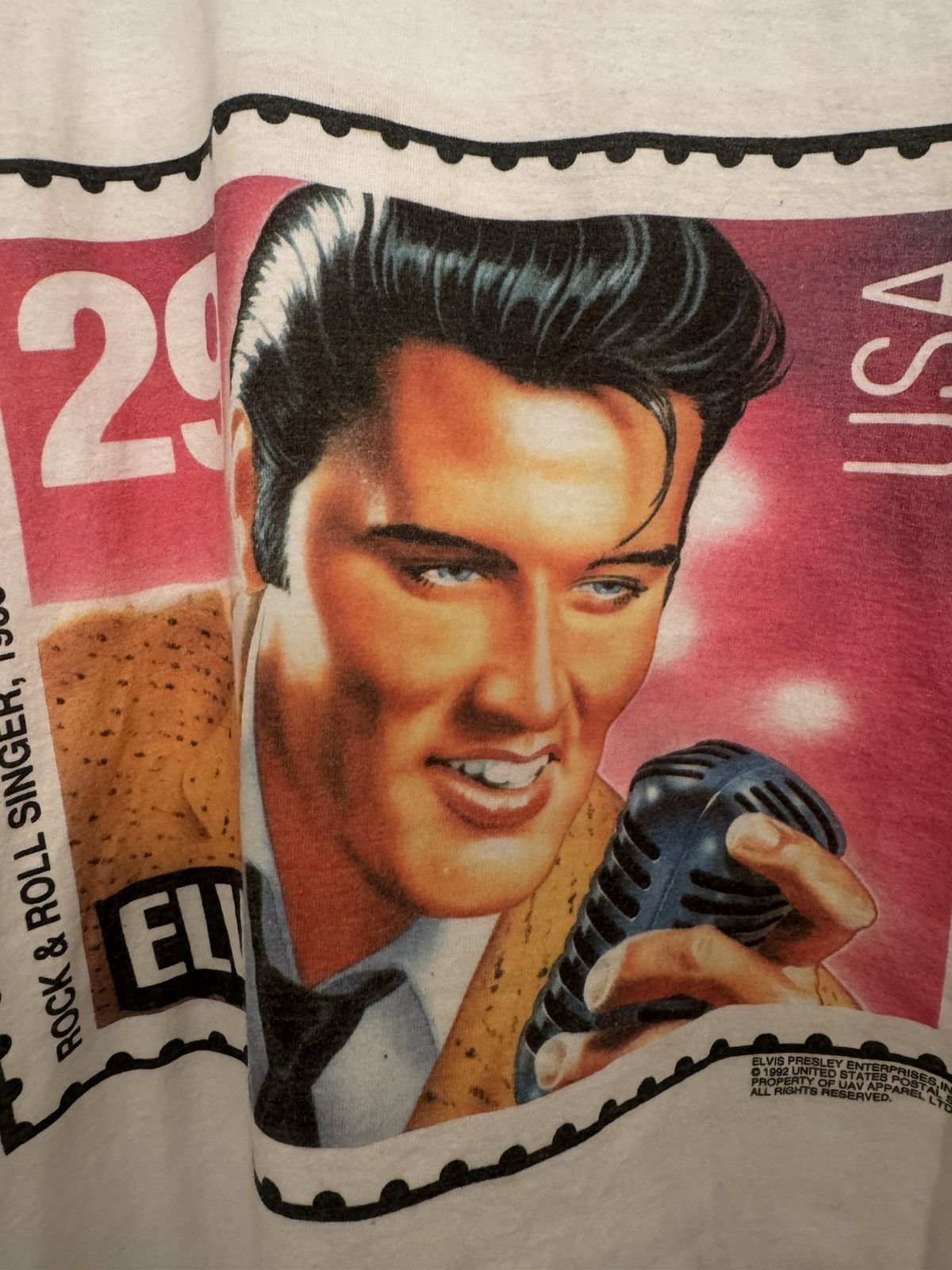Vintage 1992 Elvis Presley Vintage Tee Size US XL / EU 56 / 4 - 3 Thumbnail