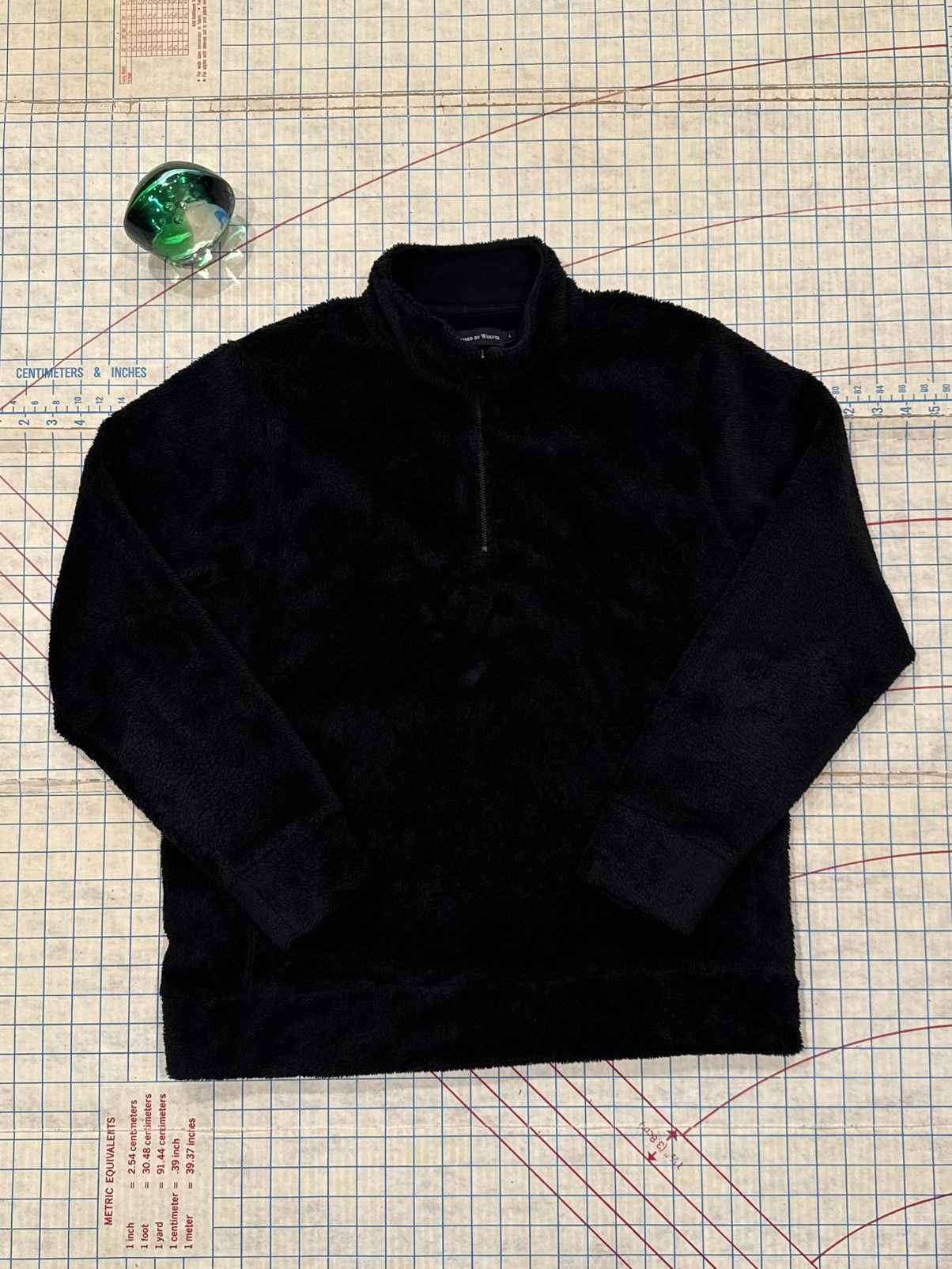 Raised By Wolves Raised By Wolves 1/4 Zip Fleece Black Size Large Made in Can Size US L / EU 52-54 / 3 - 3 Thumbnail