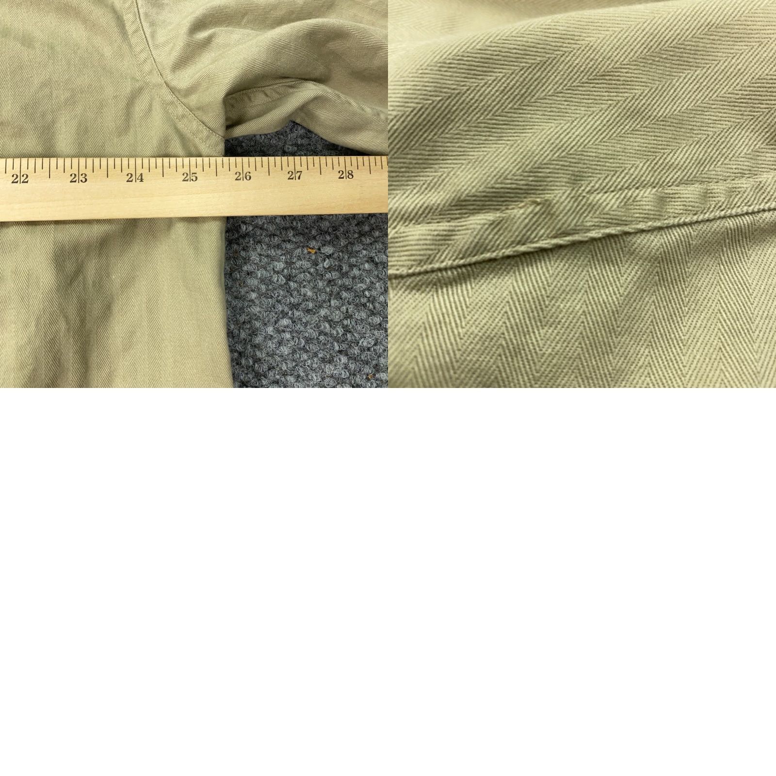 Ralph Lauren VINTAGE Chaps Ralph Lauren Button-Up Shirt Mens XL Beige Herringbone Long Sleeve Casual Workwear Size US XL / EU 56 / 4 - 8 Thumbnail