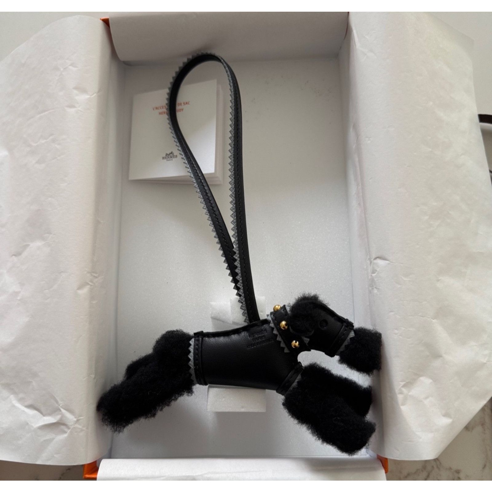 Hermes Hermes Budy Apic Dog Rodeo Rock Milo Leather Bag Charm Size ONE SIZE - 4 Thumbnail