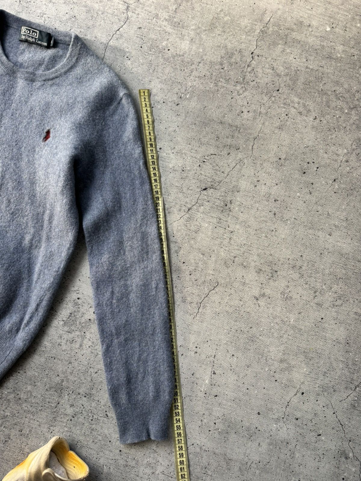 Polo Ralph Lauren Vintage Polo Ralph Lauren Blue Lambs Wool Crewneck Sweater Size US XXS / EU 40 - 4 Thumbnail