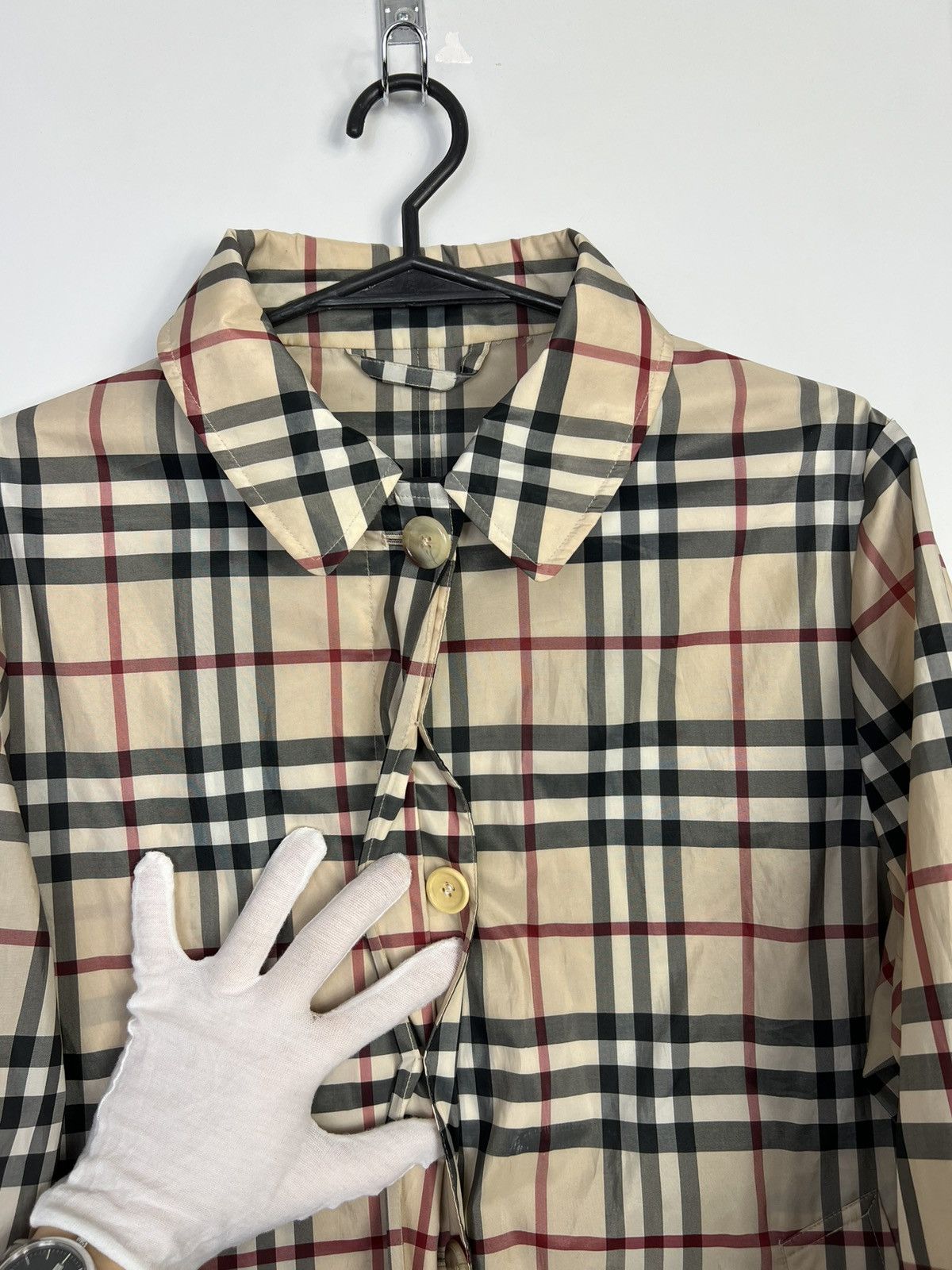 Burberry Women's Burberry London Full Pattern Check Coat Size M / US 6-8 / IT 42-44 - 5 Thumbnail