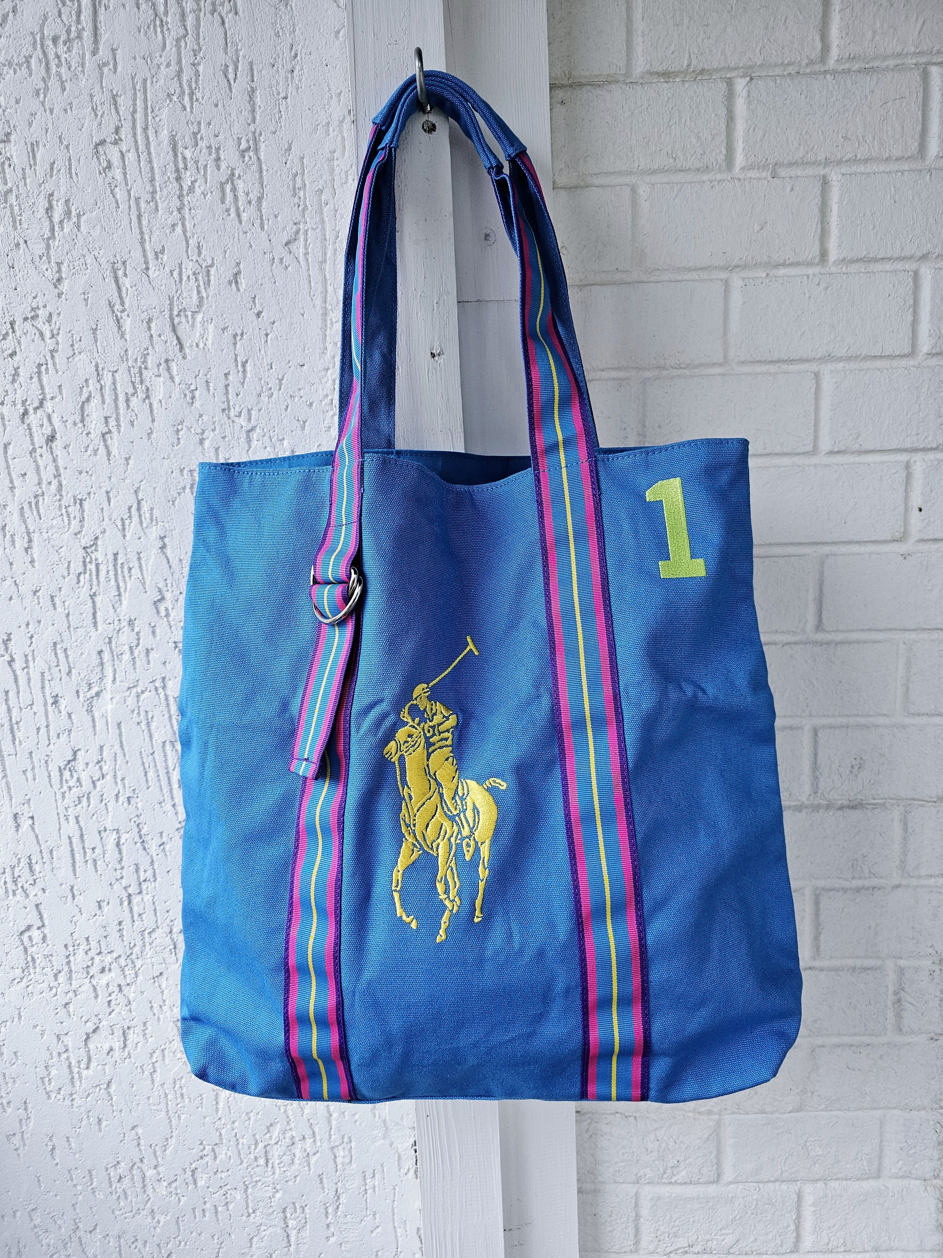 Polo Ralph Lauren Vintage Polo Ralph Lauren Tote Bag Big Pony Size ONE SIZE - 3 Thumbnail