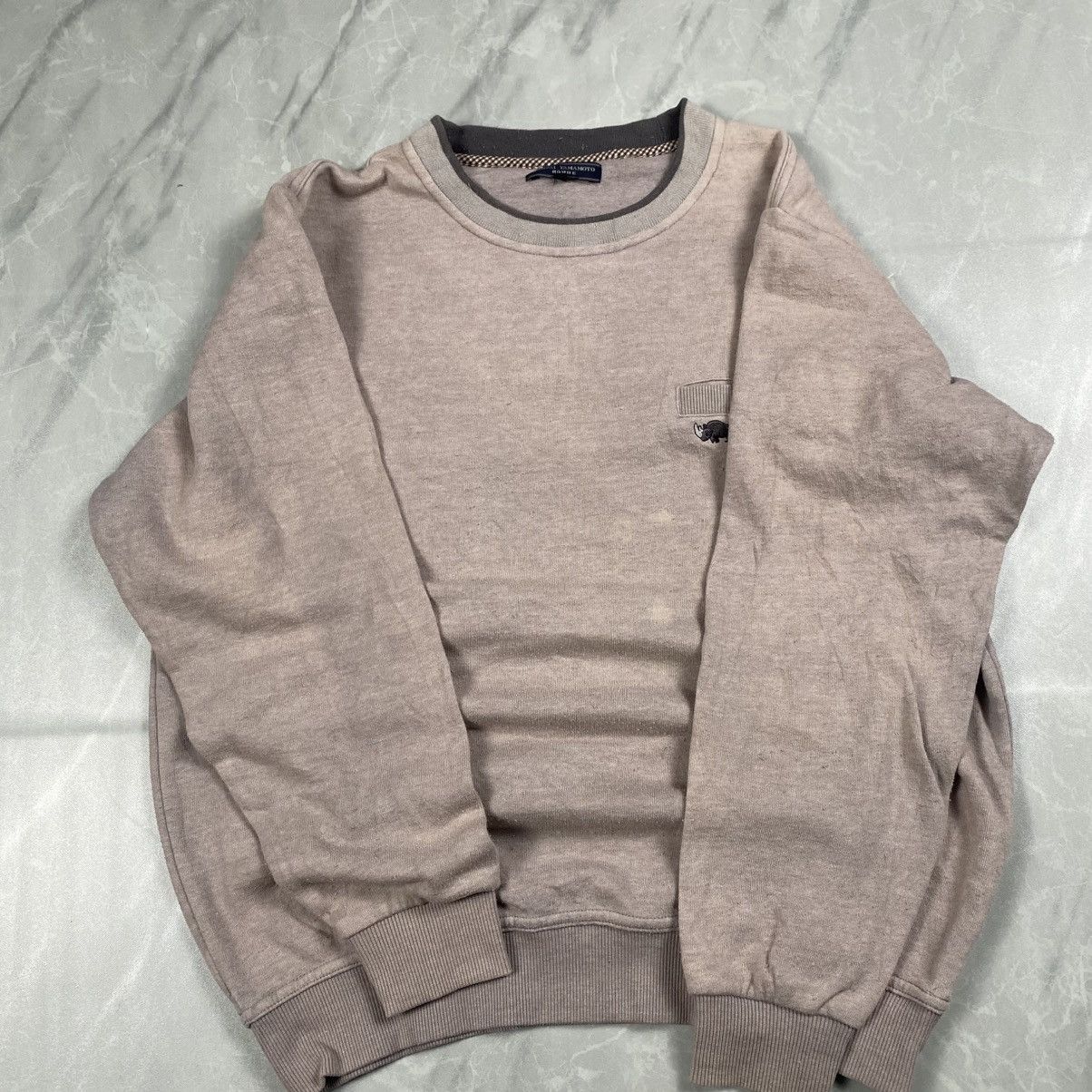 Kansai Yamamoto Vintage Kansai Yamamoto Sunfaded Boxy Crewneck Size US M / EU 48-50 / 2 - 4 Thumbnail