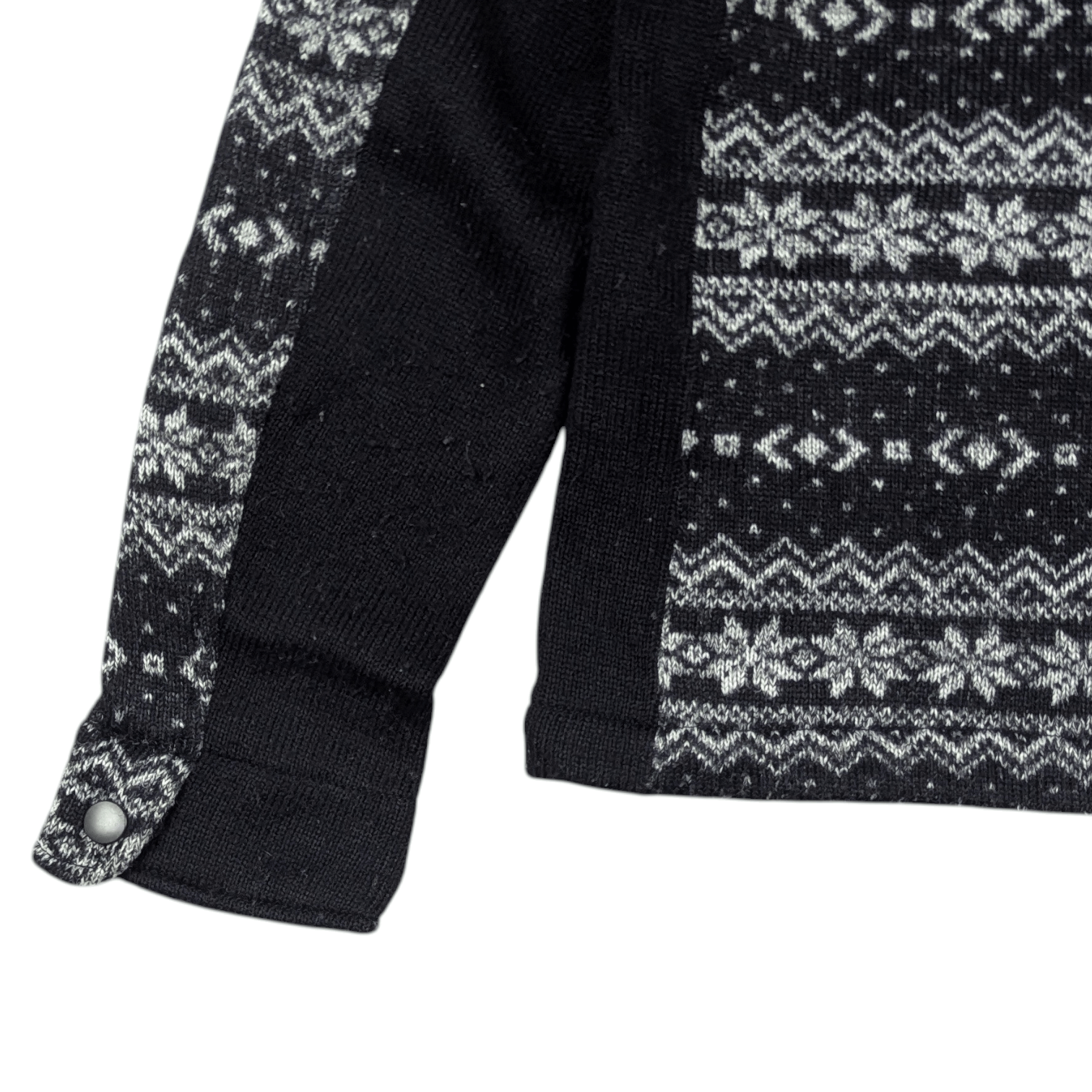 Takeo Kikuchi TAKEO KIKUCHI Coogi Style Button Up Wool Sweatshirt Size S / US 4 / IT 40 - 9 Thumbnail