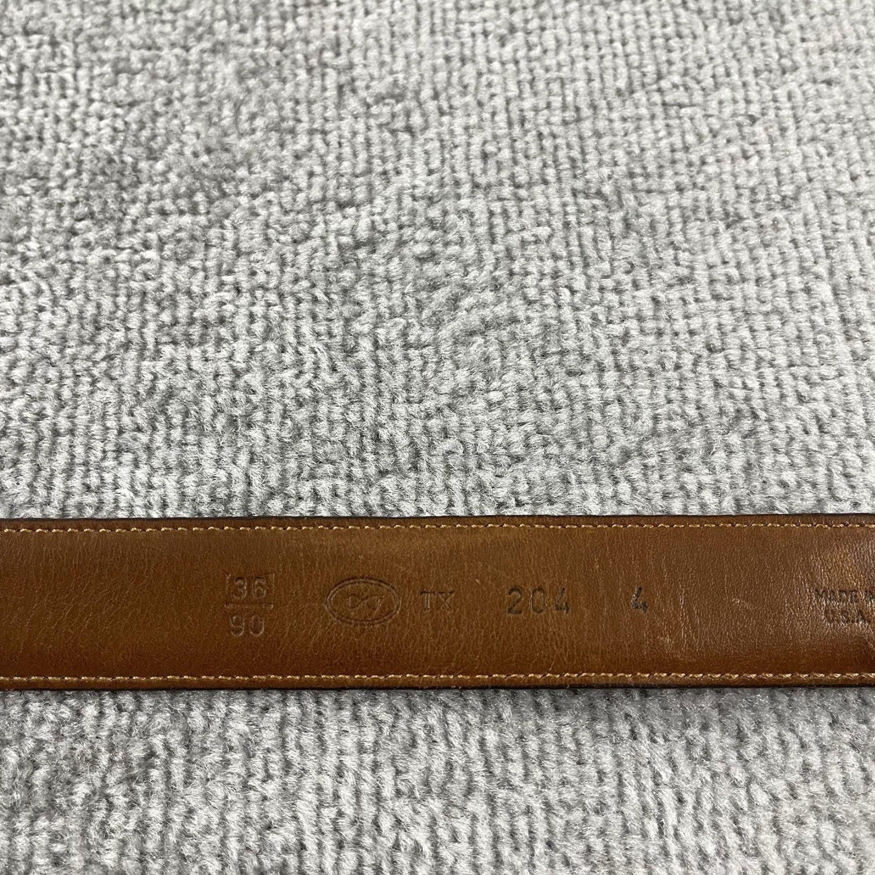 Vintage VINTAGE Trafalgar Belt Men 36 Leather Western Brown Silver Buckle USA Made Adult 36 Brown Western Belt Mens 90cm US-Made Size 36 - 3 Thumbnail
