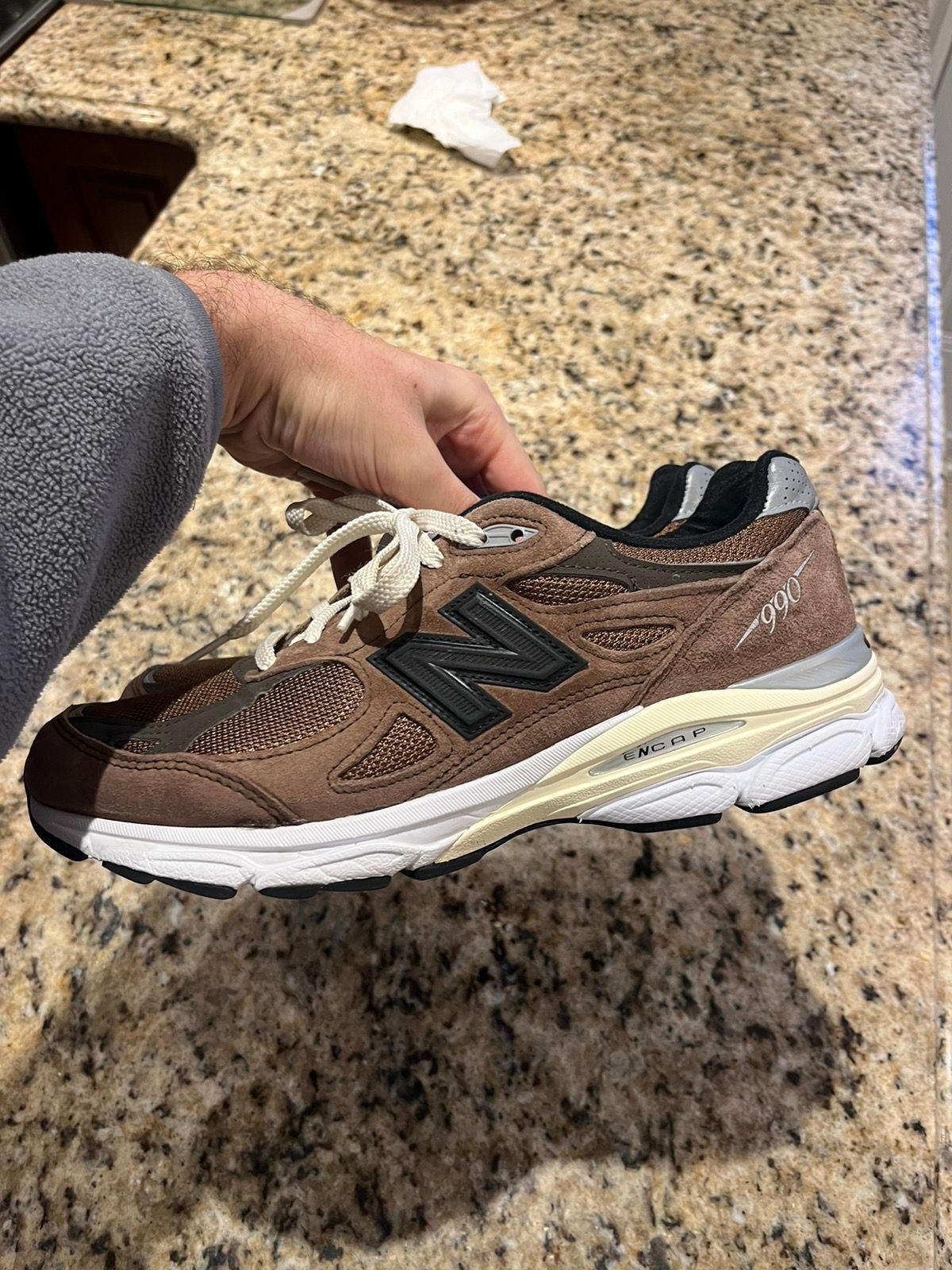 Pre-owned Jjjjound Montreal New Balance Exclusive Shoes In Brown