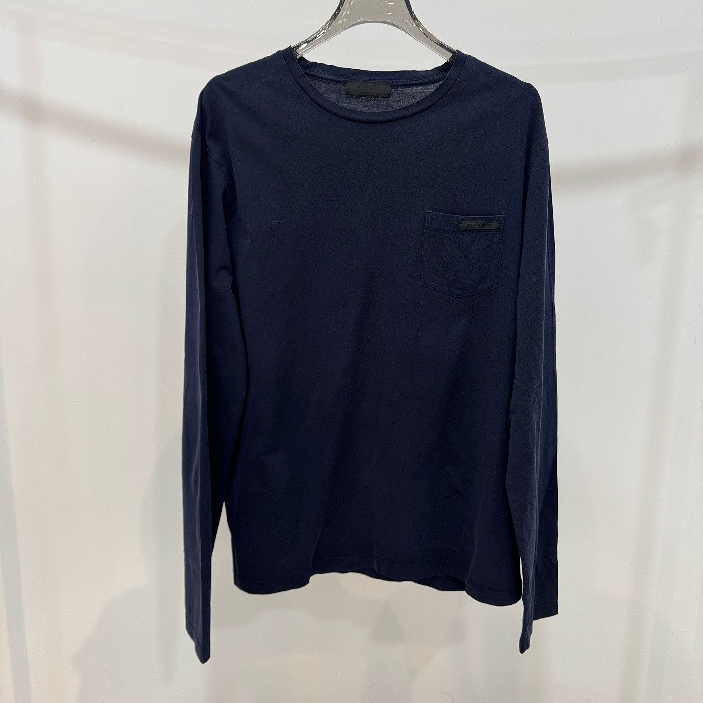 Prada Prada Logo Pocket Long Sleeve T-Shirt Size M Size US M / EU 48-50 / 2 - 1 Thumbnail