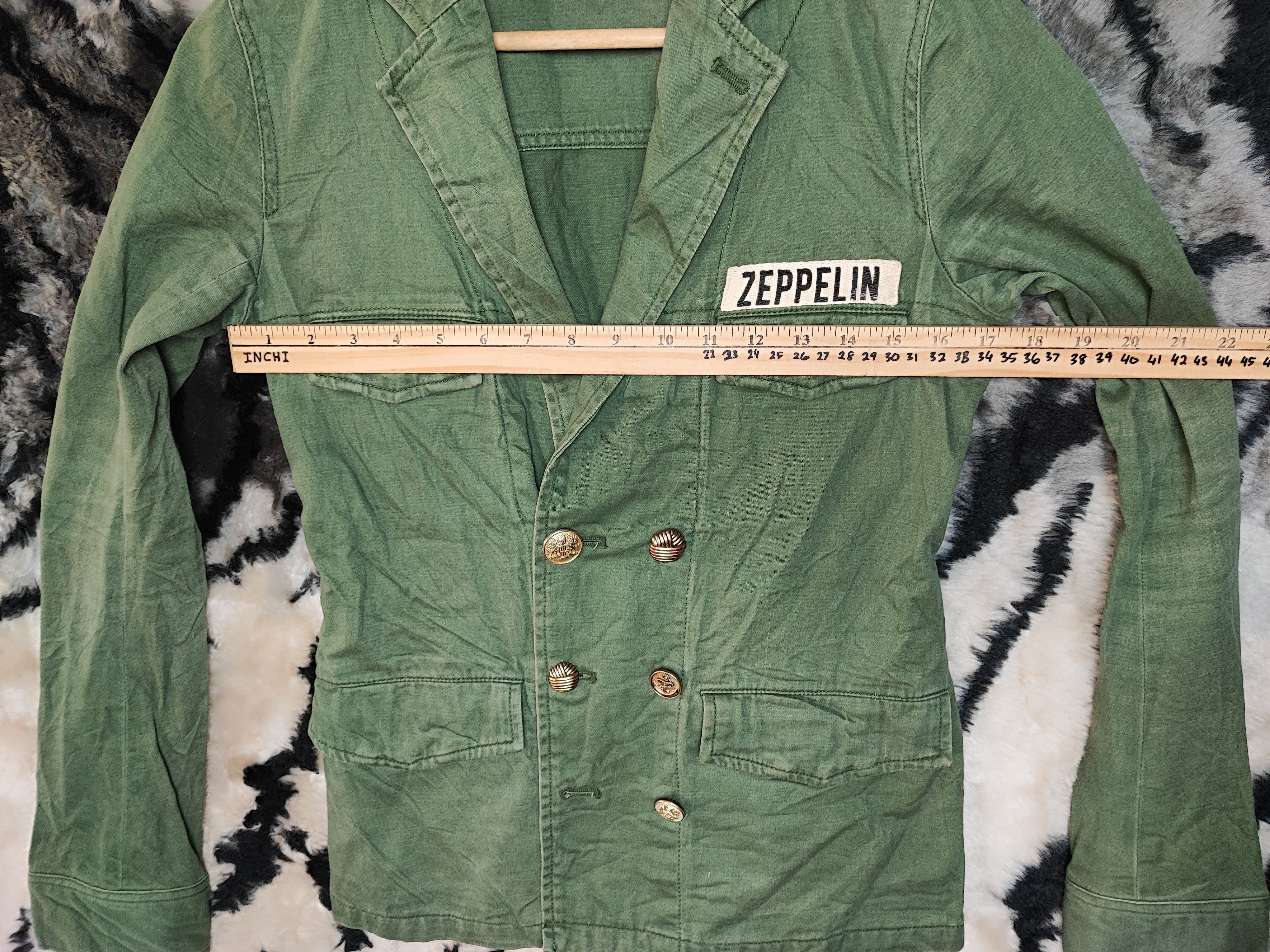 SLY SLY ZEPPELIN ARMY CHORE DENIM STYLE JAPAN Size US S / EU 44-46 / 1 - 14 Thumbnail