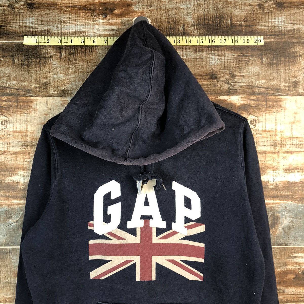 Gap Gap Britain Dark Blue faded Hoodie #A2300 Size US M / EU 48-50 / 2 - 4 Thumbnail