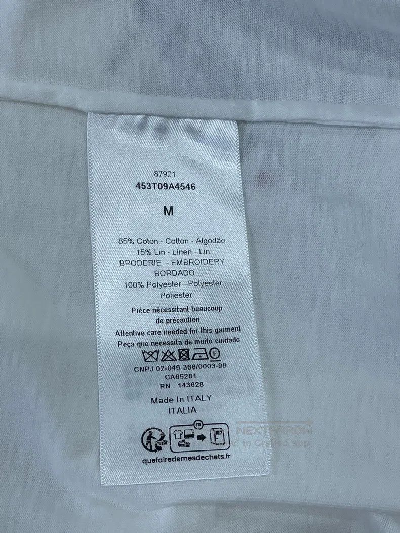 Dior Dior White letter heart-printed short-sleeved T-shirt Size M / US 6-8 / IT 42-44 - 5 Thumbnail