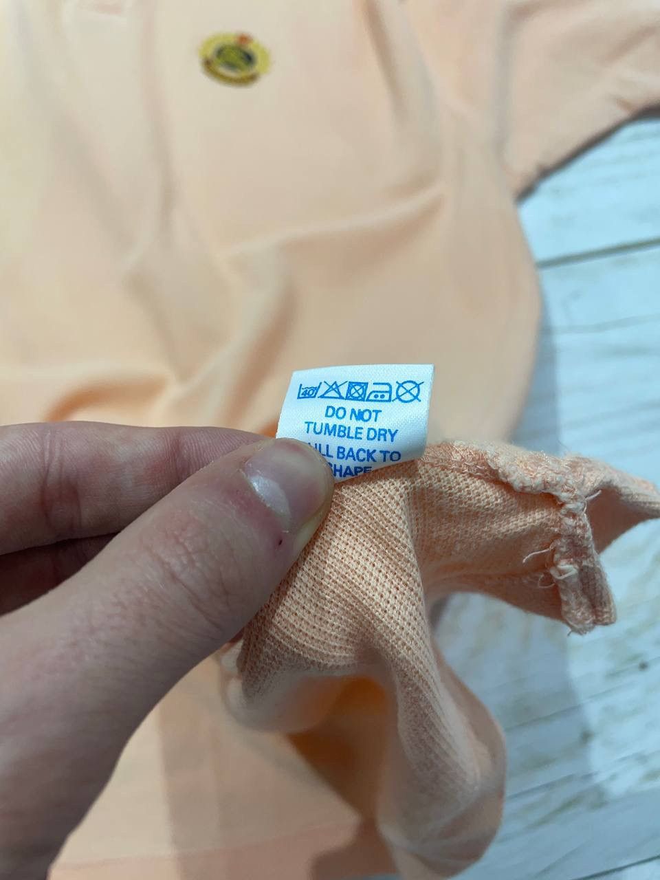Burberry Vintage Burberrys Polo Shirt 90s Peach Size US XL / EU 56 / 4 - 6 Thumbnail