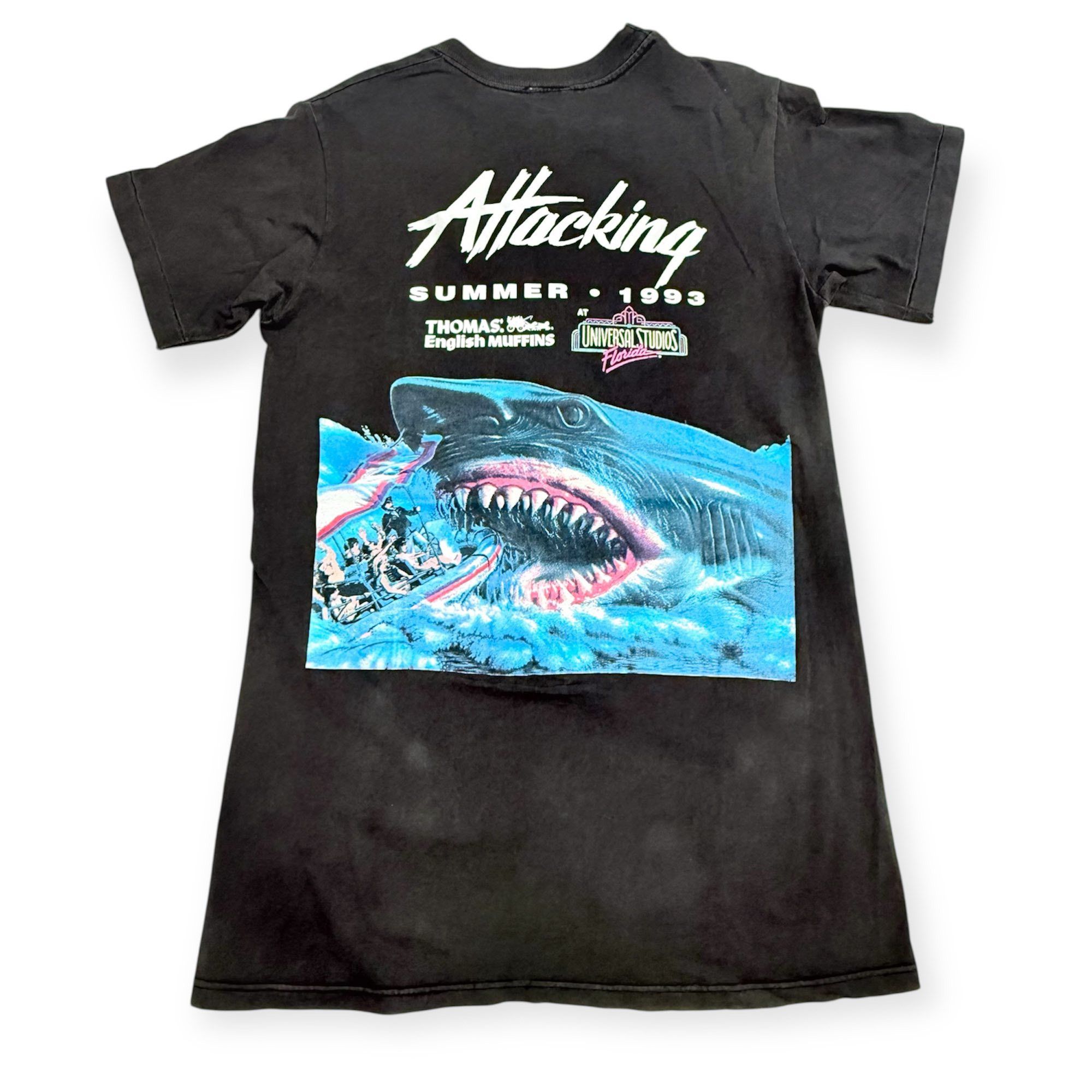 Vintage Vintage 1993 Universal Studios Jaws ride shirt Size US XXS / EU 40 - 2 Thumbnail
