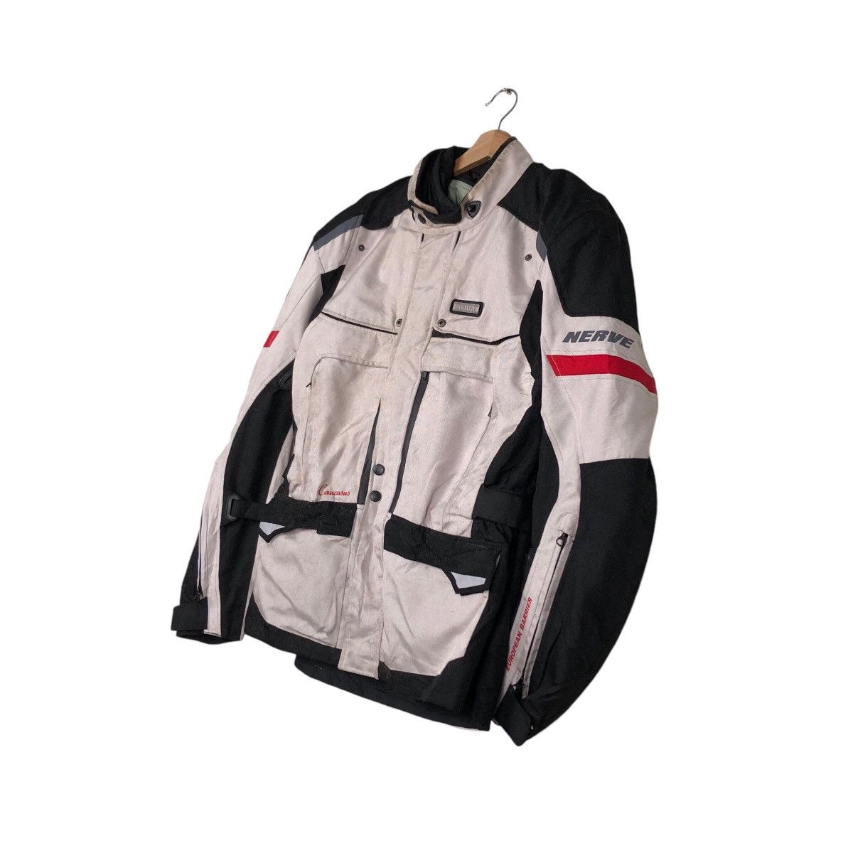 Hein Gericke × Japanese Brand 📌Vintage Biker Jacket Motor Cross Racing Nerve Issey Miyake Size US XL / EU 56 / 4 - 3 Thumbnail