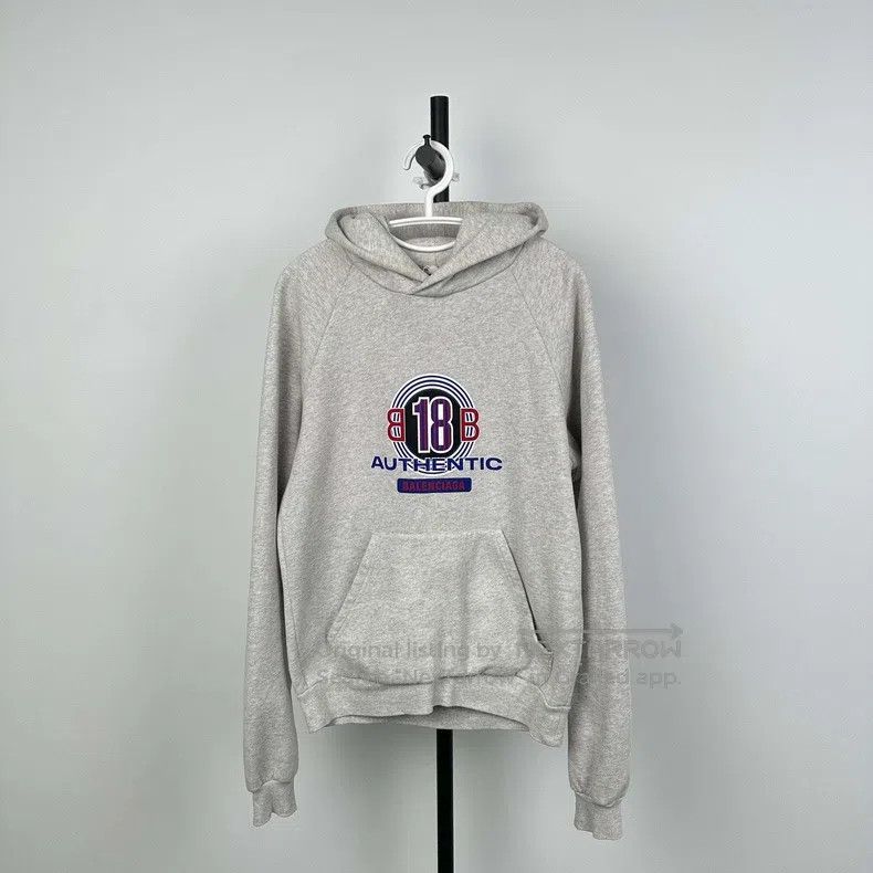 Balenciaga Balenciaga Full Cotton Printed Sweatshirt Size S Size US S / EU 44-46 / 1 - 1 Thumbnail