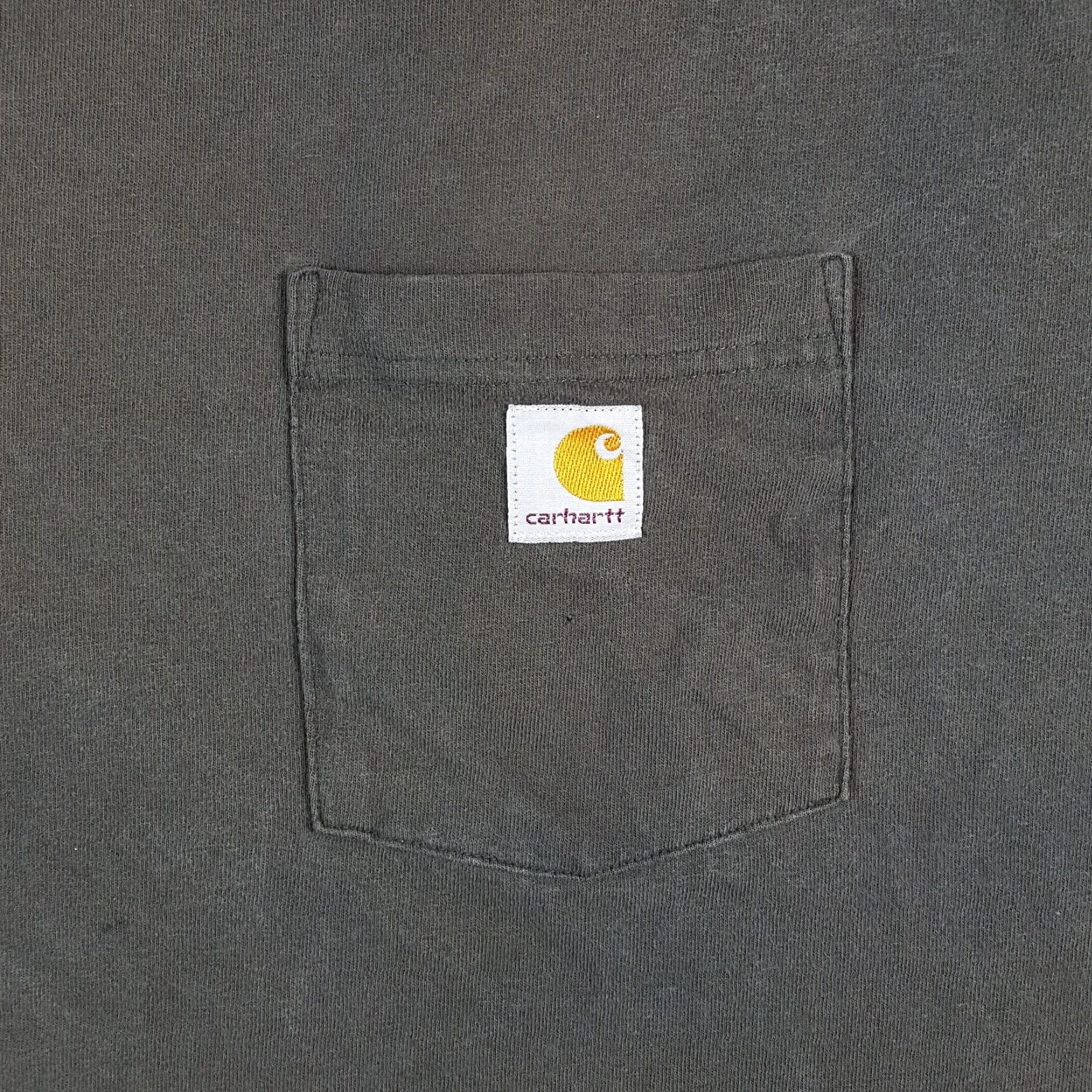 Carhartt VINTAGE Carhartt Pocket Tee Mens 2XLT T-Shirt Black Gray Short Sleeve Crew Neck Workwear 90s Grunge Vintage Y2K Skater Size US XXL / EU 58 / 5 - 3 Thumbnail