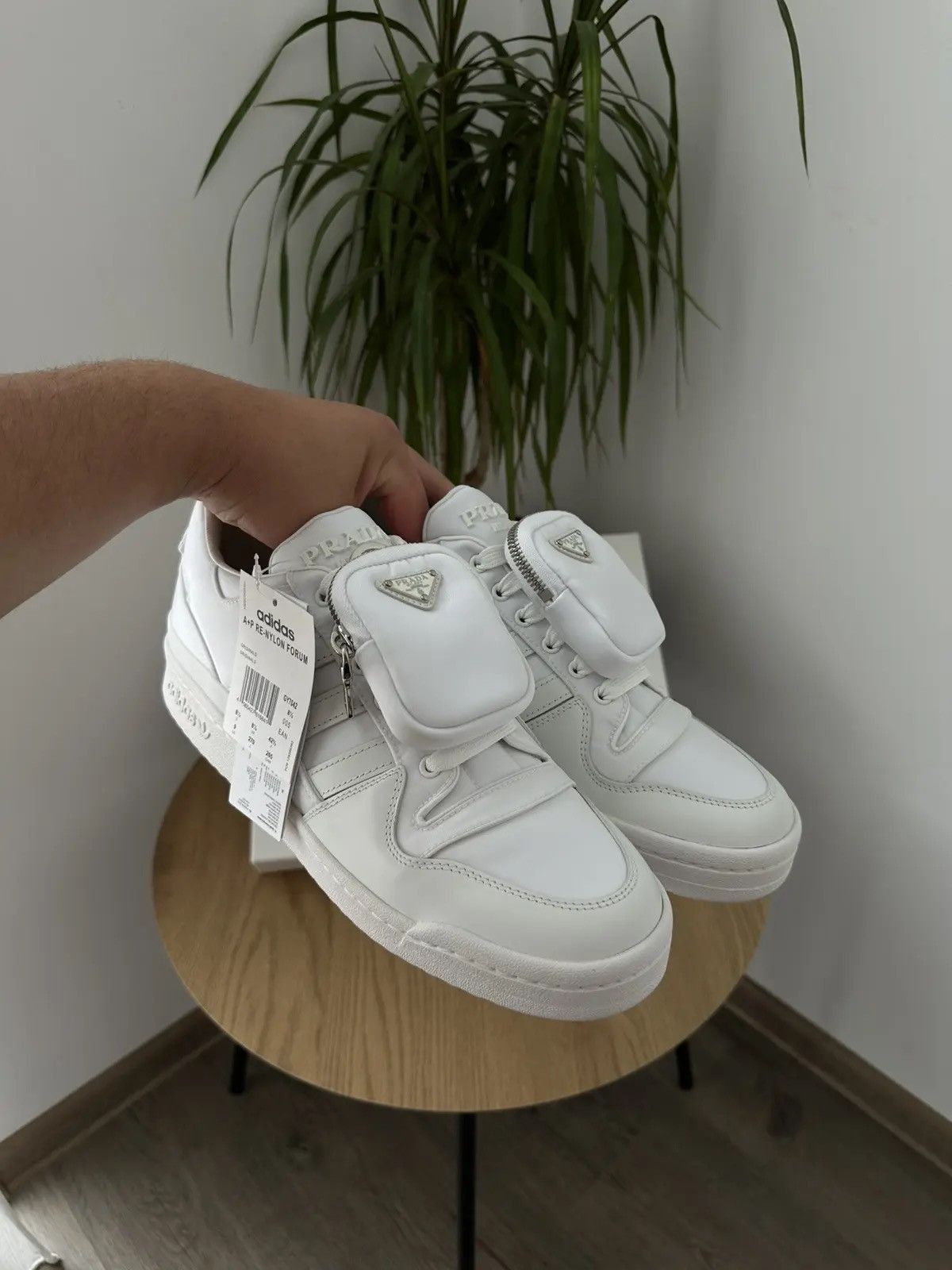 Prada Vintage Prada-Adidas Re-Nylon White Mens Sneakers Size US 9 / EU 42 - 11 Thumbnail
