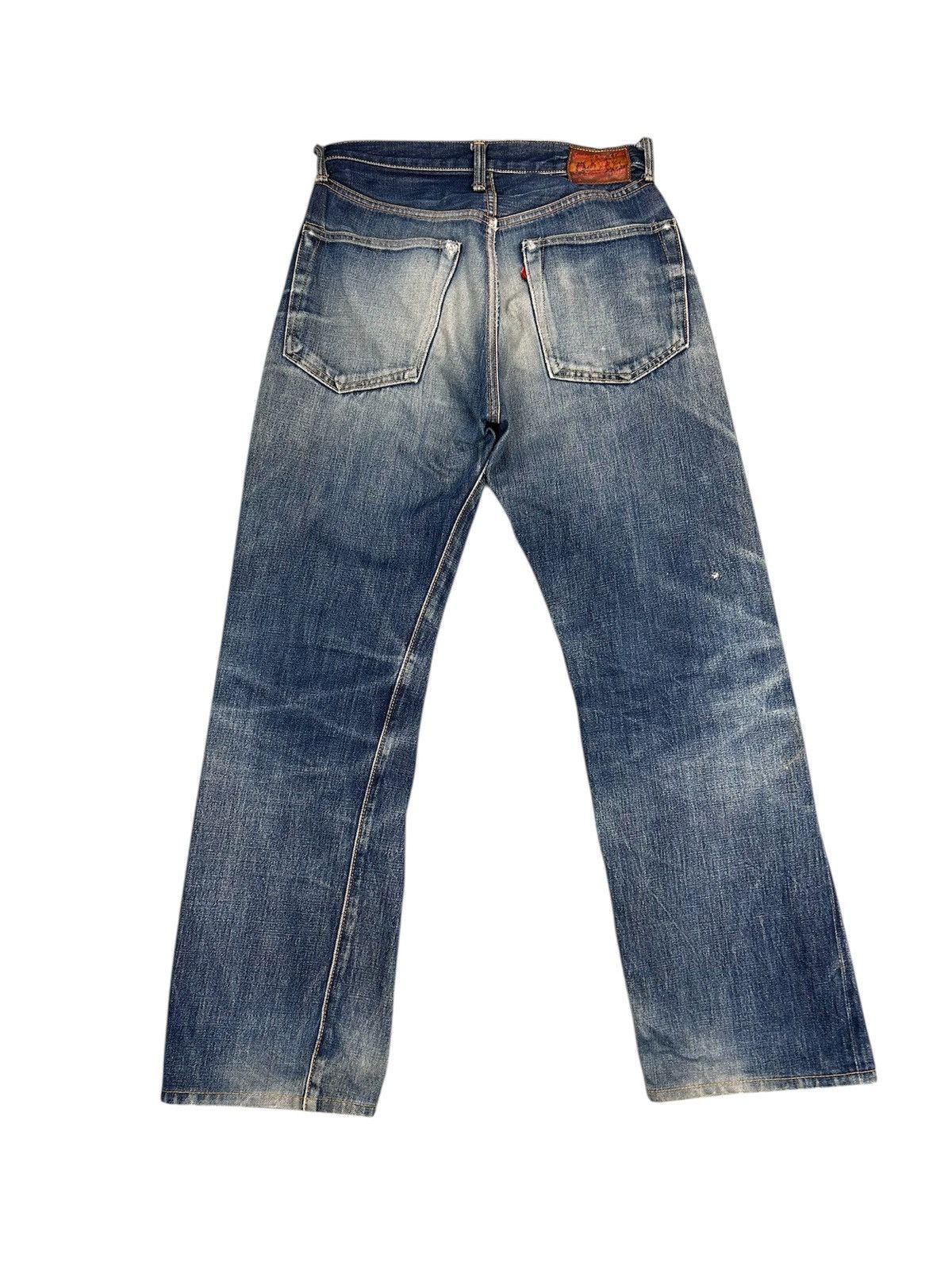 Sugar Cane Vintage Sewing Chop Denim Jeans Size US 28 / EU 44 - 2 Thumbnail