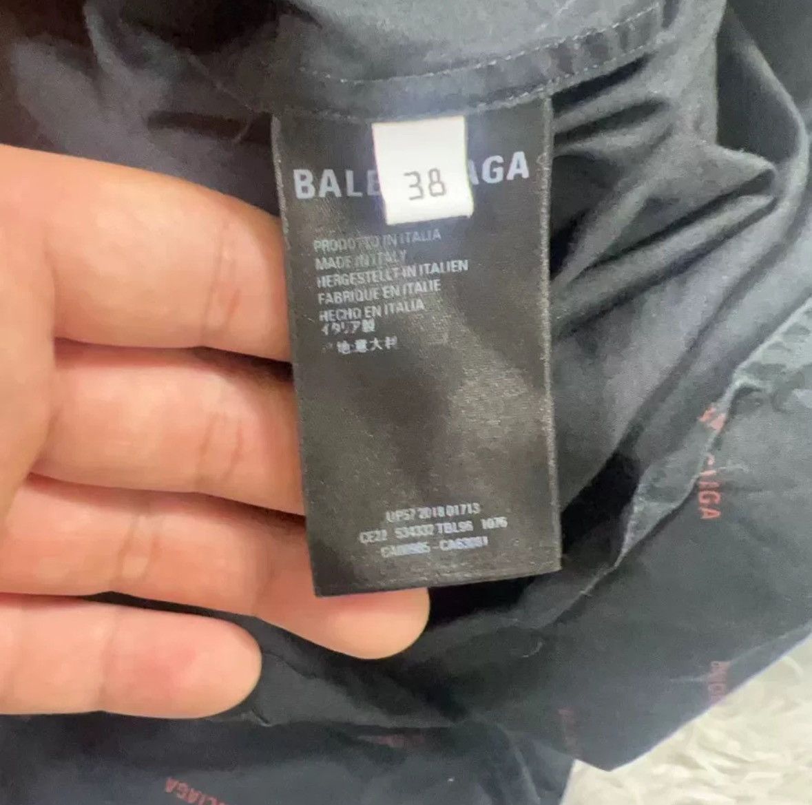 Balenciaga Balenciaga full printed shirt Size US M / EU 48-50 / 2 - 6 Thumbnail