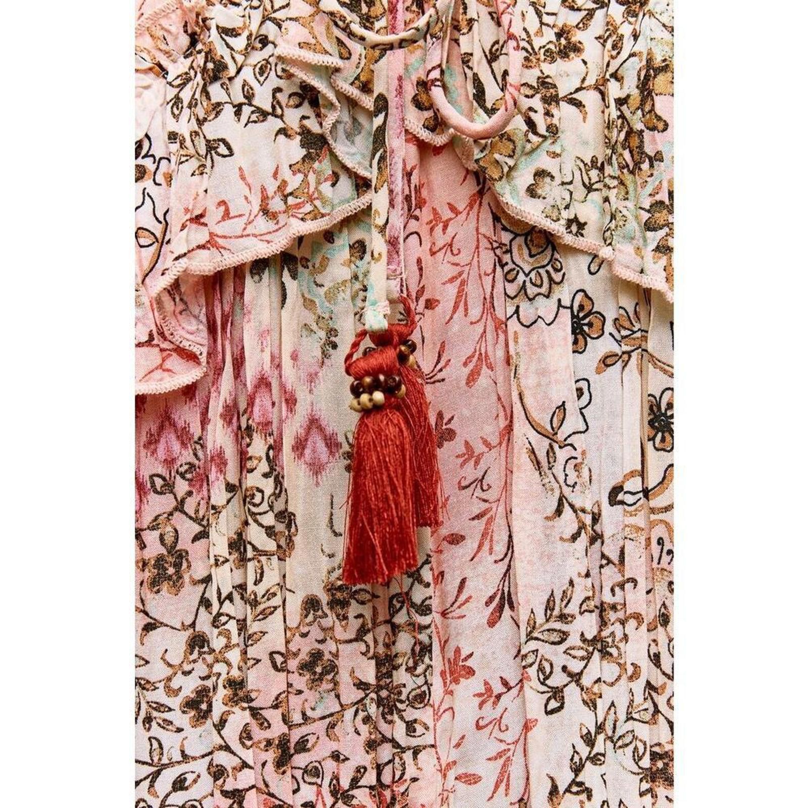 Zara ZARA PATCHWORK PRINT MINI DRESS Size S / US 4 / IT 40 - 6 Thumbnail