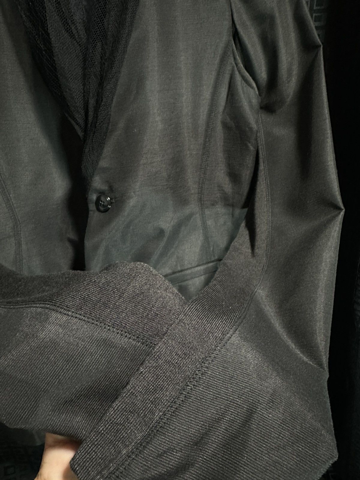 Rick Owens Drkshdw rick owens ss15'faun' mesh lapel blazer Size M / US 6-8 / IT 42-44 - 6 Thumbnail