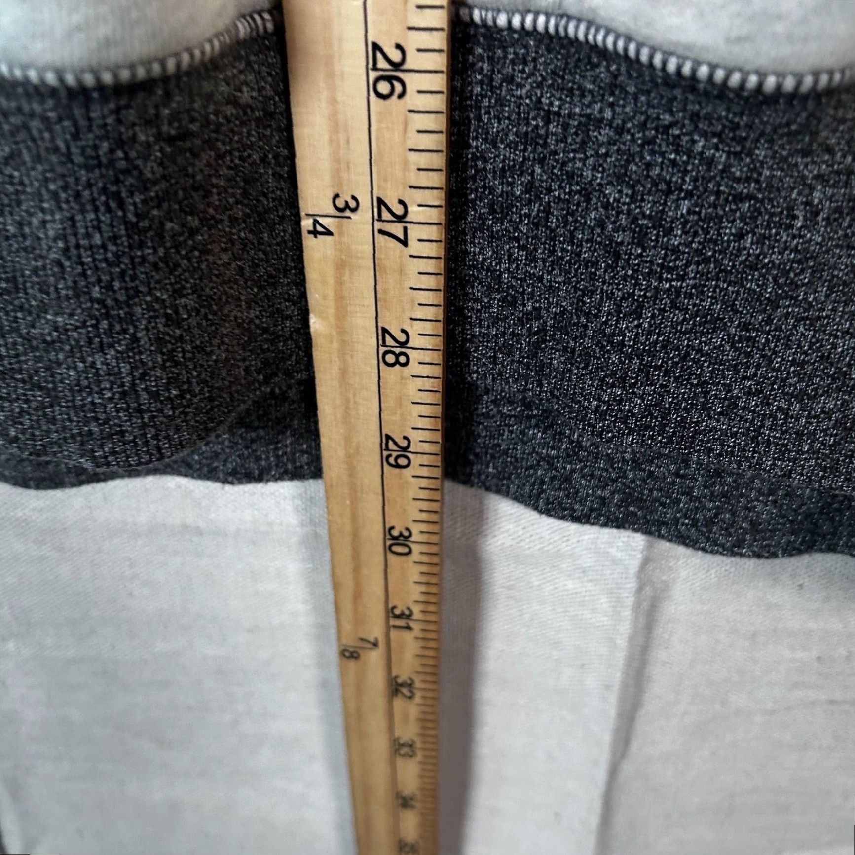 RVCA RVCA Hoodie Mens Two Tone Grey Pullover Regular Fit L Cotton Pullover Logo Pockets All Seasons Size US L / EU 52-54 / 3 - 6 Thumbnail
