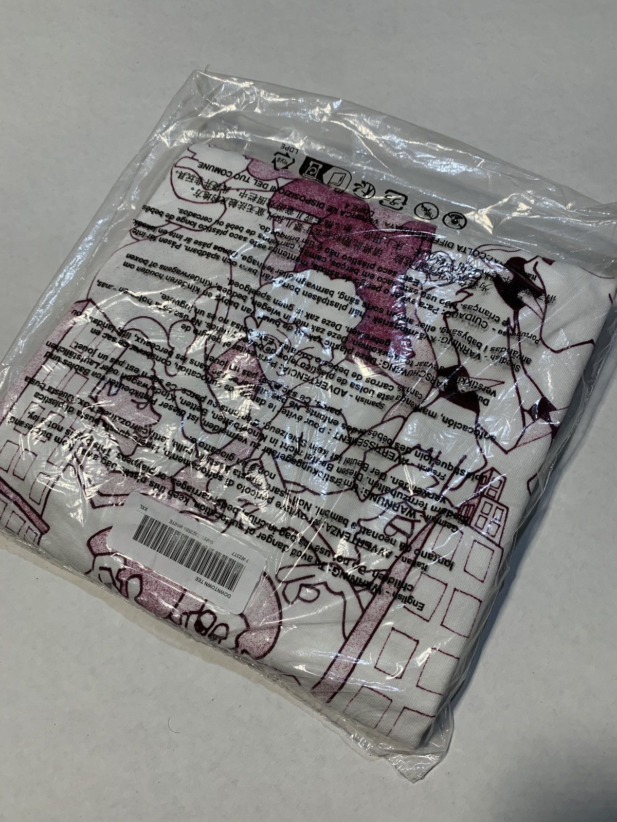 Supreme Supreme Downtown Tee FW/23 White Size US XXL / EU 58 / 5 - 2 Thumbnail
