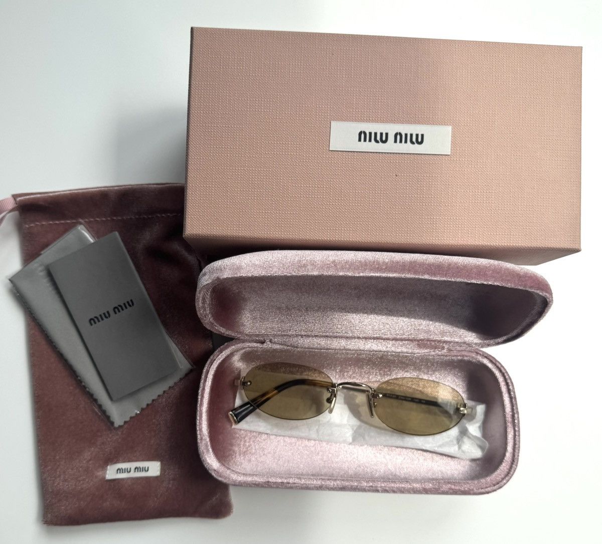 Miu Miu NEW Miu Miu sunglasses MU A54S ZVN10R Size ONE SIZE - 5 Thumbnail