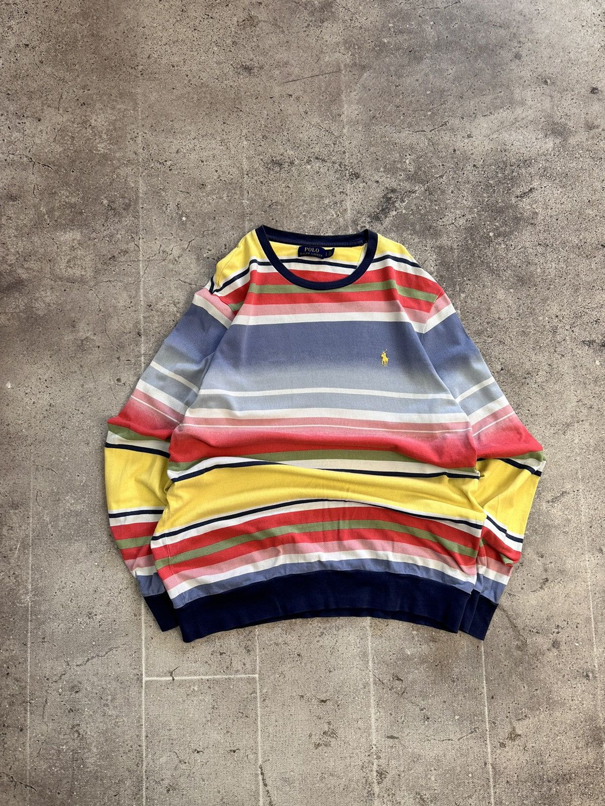 Polo Ralph Lauren × Ralph Lauren SALE💣💣 Polo Ralph Lauren Cable Knit wool blue sweater Size US L / EU 52-54 / 3 - 2 Thumbnail