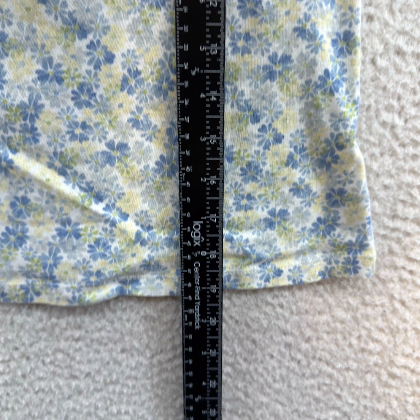 Vintage VINTAGE Y2K Camisole Tank Top Blue Medium Ditsy Floral Coquette Fairy Cottage Shirt Womens M Size M / US 6-8 / IT 42-44 - 7 Thumbnail