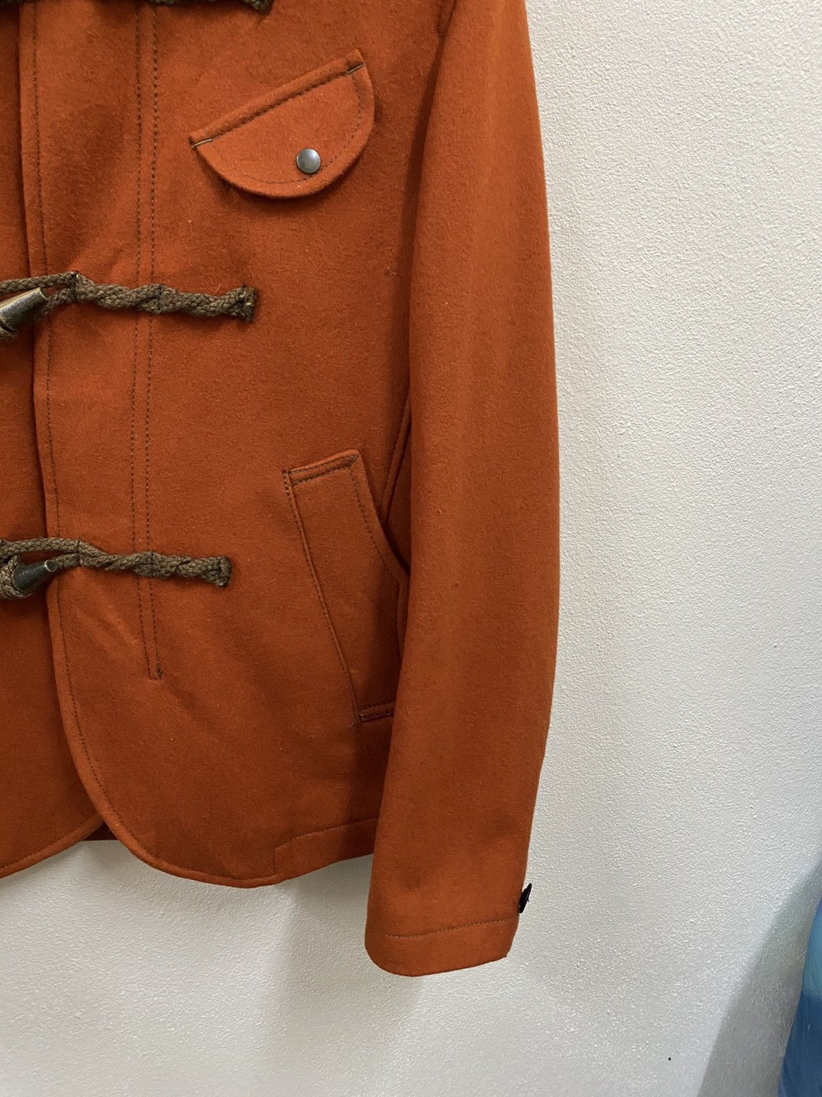 Issey Miyake Frabois Wool Duffle Coat Jacket Hoodie Size M / US 6-8 / IT 42-44 - 5 Thumbnail
