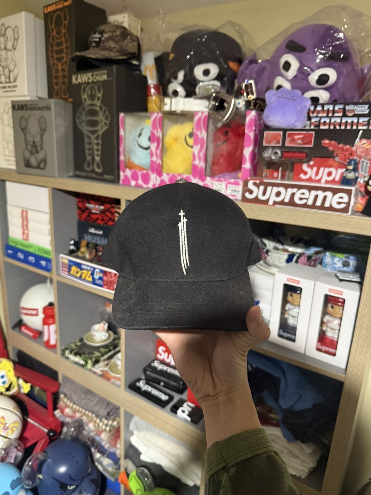 Chrome Hearts Chrome Hearts RS3 Embroidered Black Hat Size ONE SIZE - 1 Thumbnail