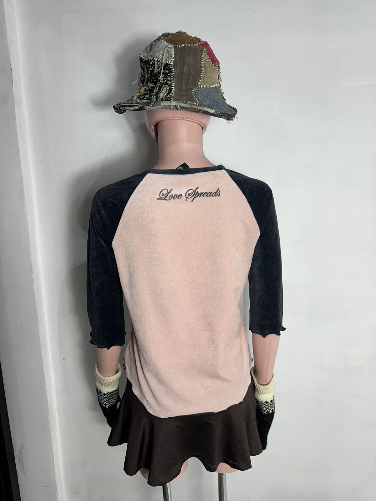 Japanese Brand RNA Slang Japan Love Spread 3/4 Sleeve Skull Pirate Punk Size M / US 6-8 / IT 42-44 - 5 Thumbnail