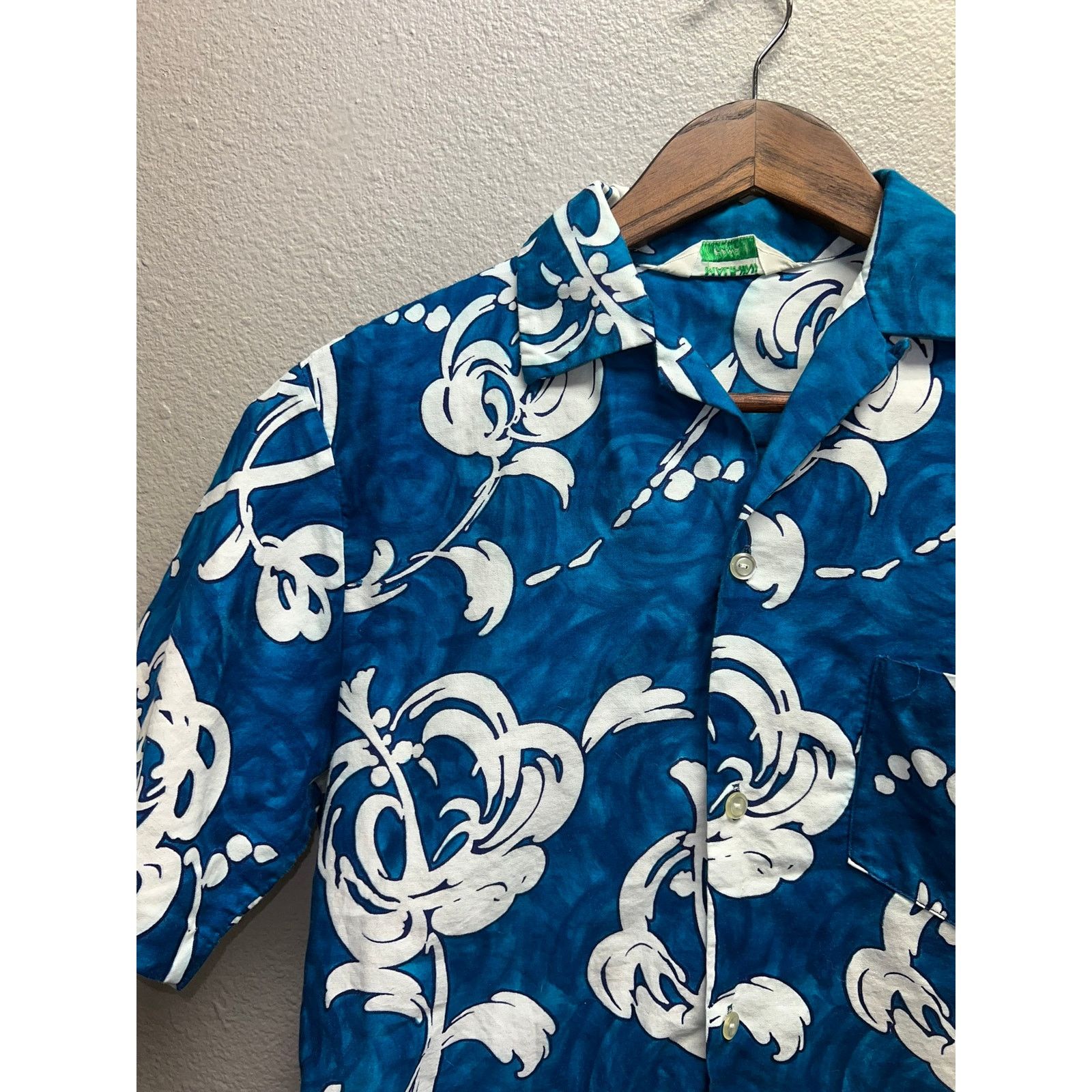 Vintage Vintage 70s 80s Malihini Hawaii HI Button Down Blue Shirt M Size US M / EU 48-50 / 2 - 3 Thumbnail