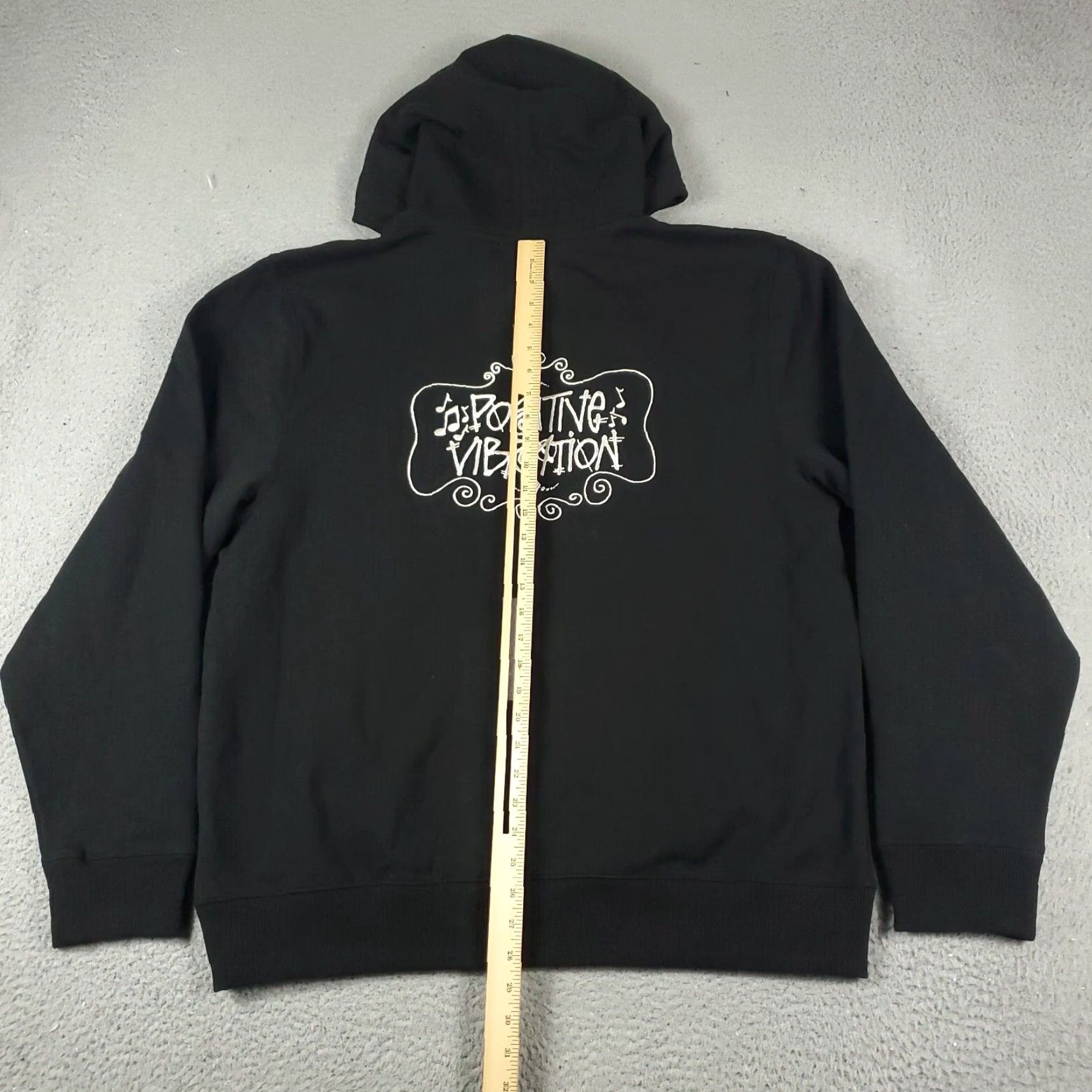Vintage Stussy Sweater Mens Size XL Black Pullover Hoodie Long Sleeve Size US XL / EU 56 / 4 - 6 Thumbnail