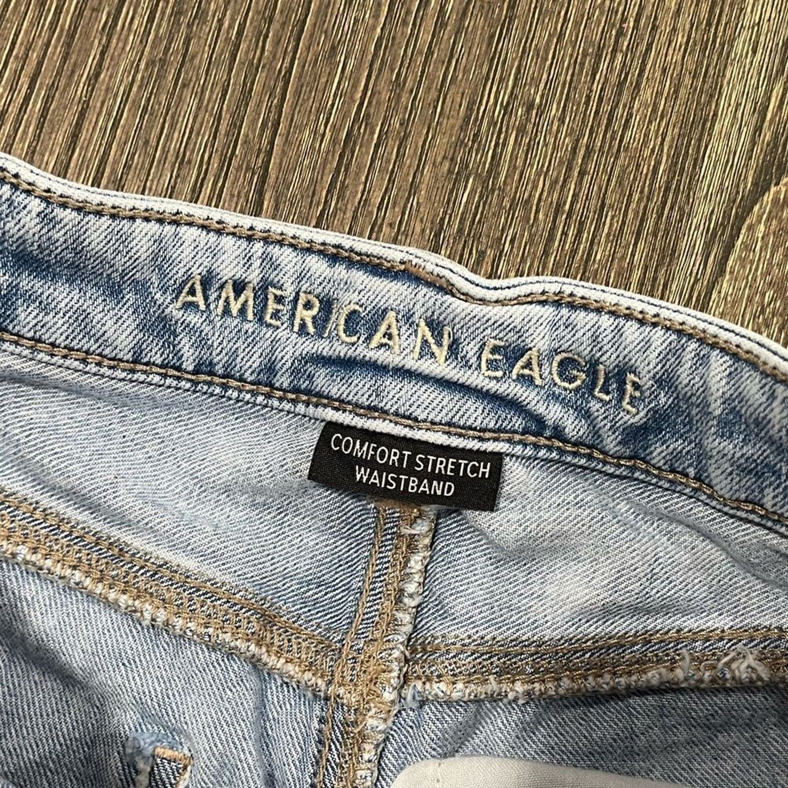 American Eagle Outfitters American Eagle High-Rise Jean Skort Comfort Waistband Blue 2 Size 26" / US 2 / IT 38 - 6 Thumbnail