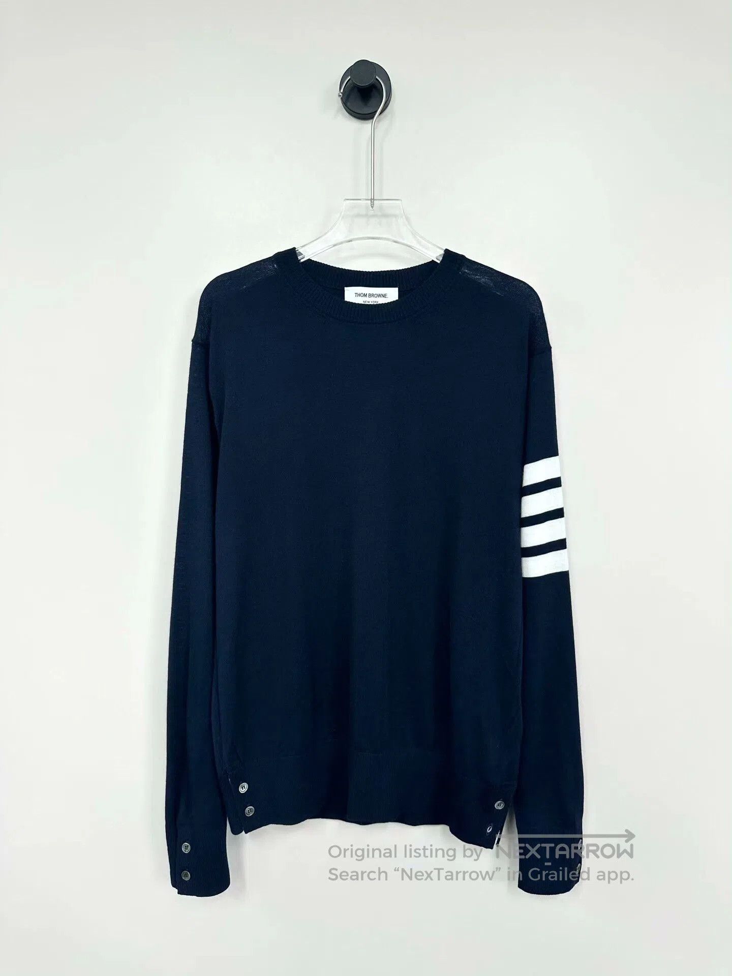 Thom Browne Thom Browne Classic Wool Knitted Sweater. Size US M / EU 48-50 / 2 - 1 Thumbnail
