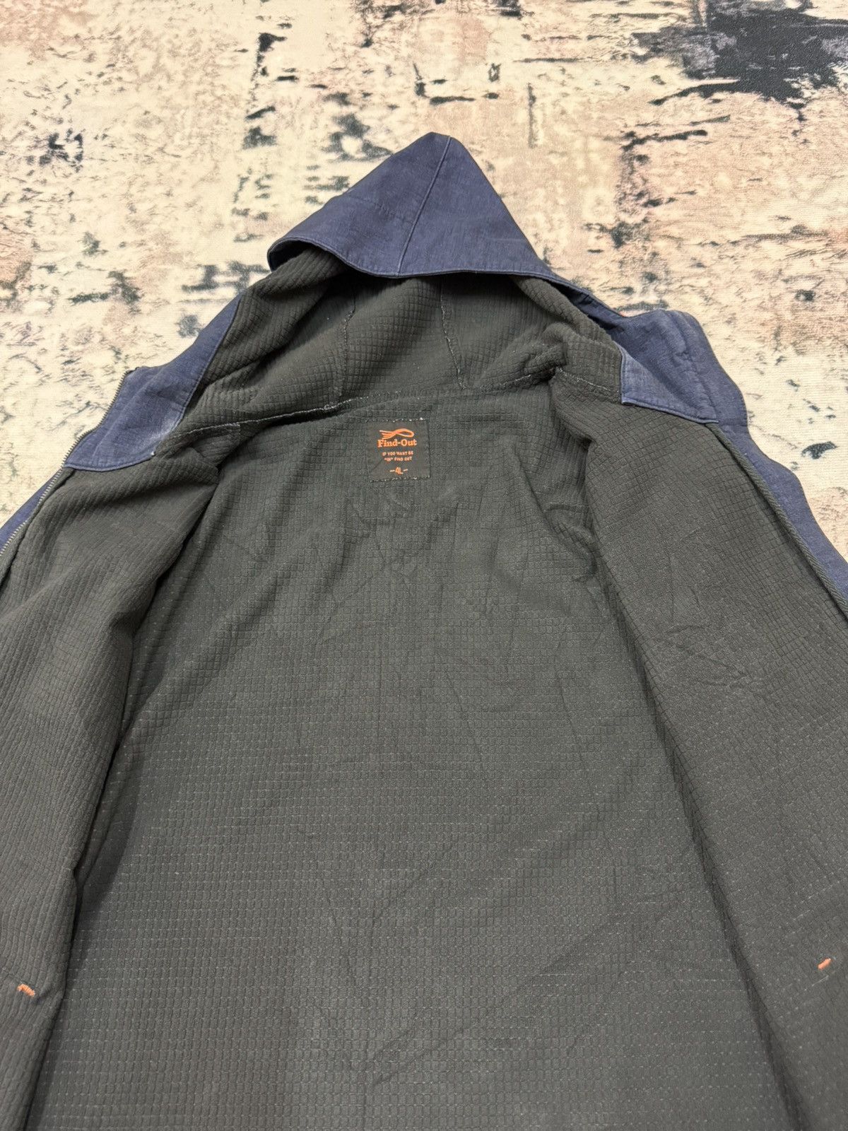 Japanese Brand Find-Out Zip Up Sweater Hoodie Size US L / EU 52-54 / 3 - 9 Thumbnail