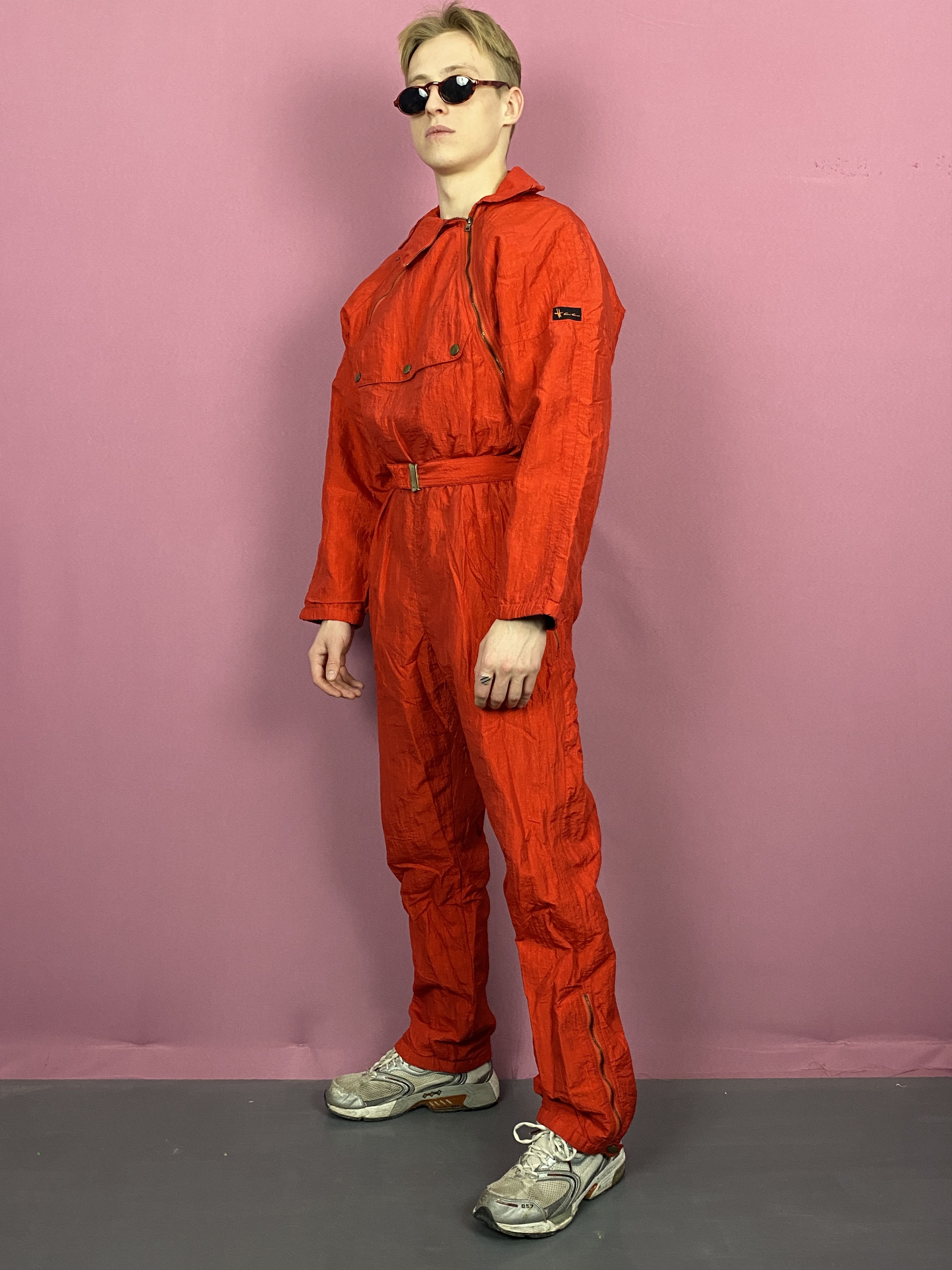 Vintage HCC Vintage Men's One Piece Ski Suit - M Size US M / EU 48-50 / 2 - 2 Thumbnail
