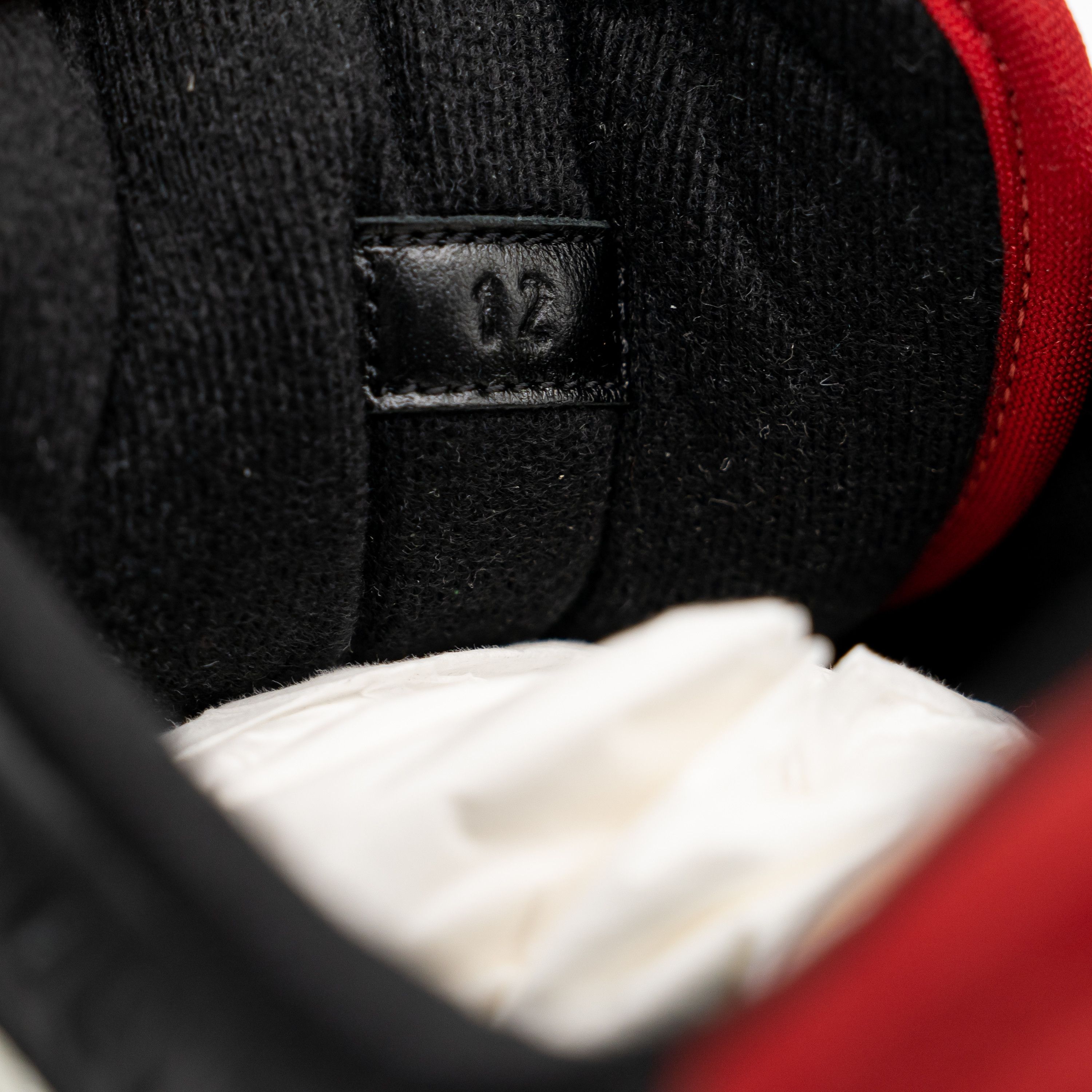 Gucci 12.5 US Gucci MAC80 Sneakers Black White Red Distressed Size US 12.5 / EU 45-46 - 11 Thumbnail