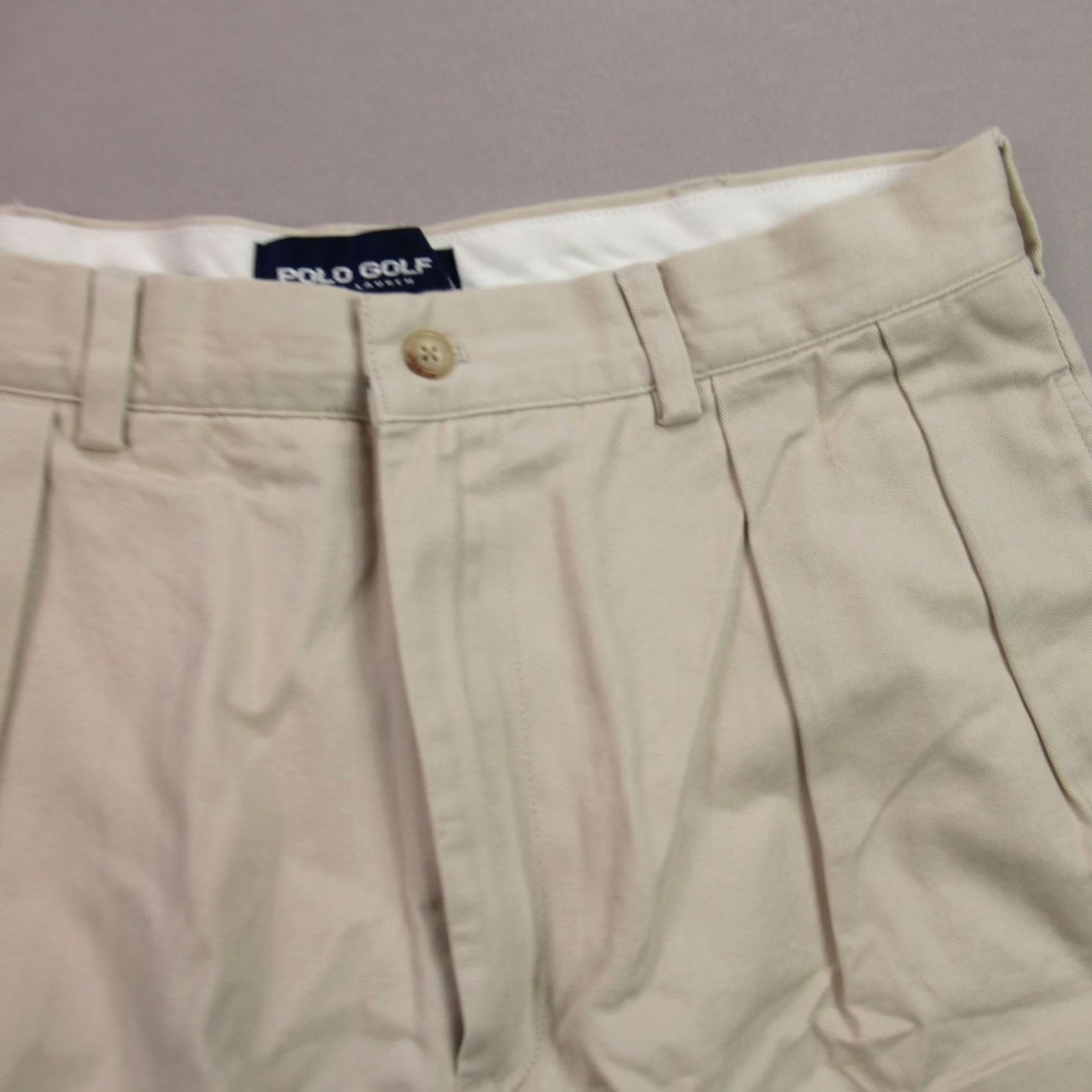 Polo Ralph Lauren Polo Ralph Lauren Shorts Mens 34 Chino Classic Fit Outdoors Beige Pockets Size US S / EU 44-46 / 1 - 2 Thumbnail