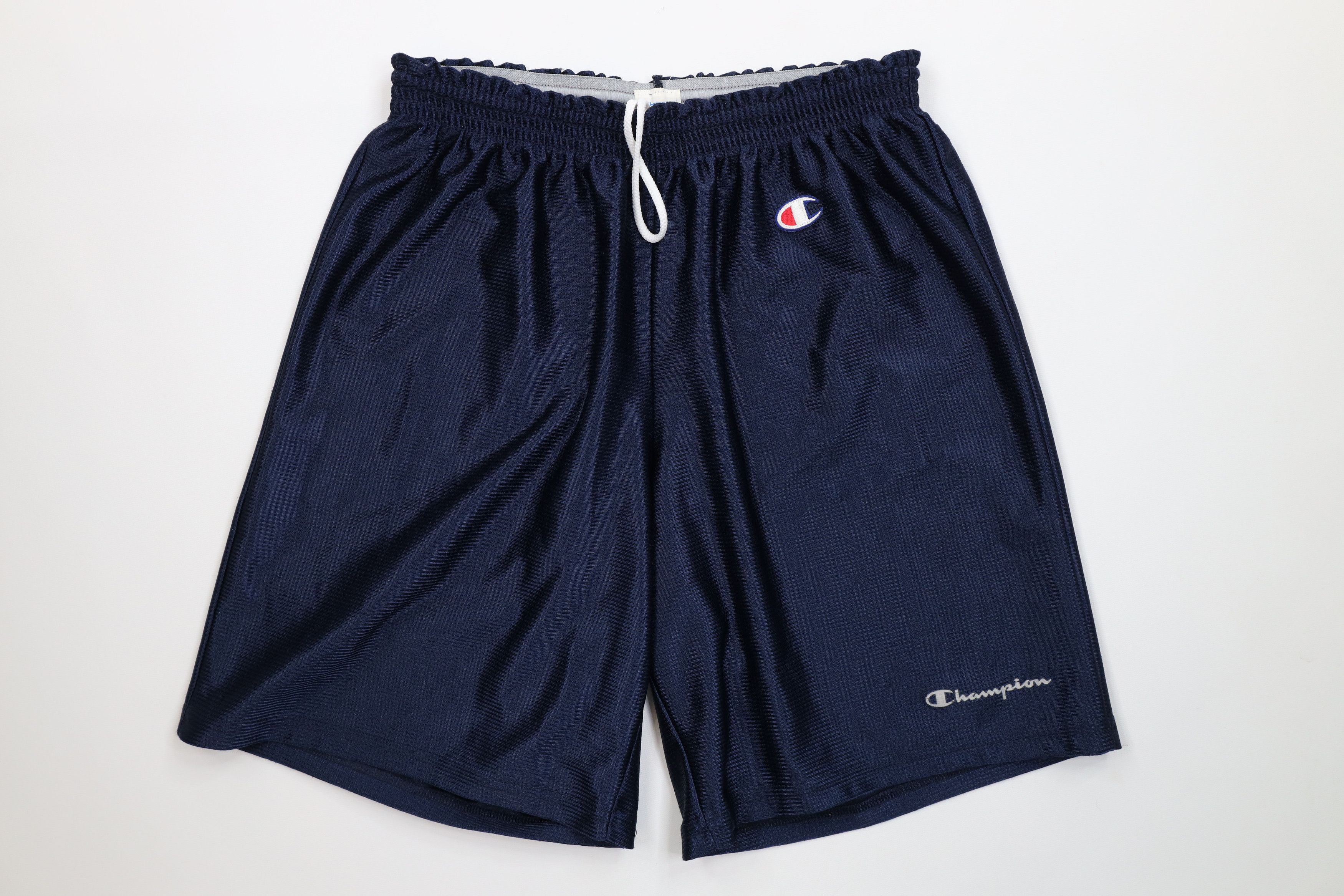 Champion Vintage 90s Y2K Champion Gym Training Basketball Shorts Blue Size US 34 / EU 50 - 1 Thumbnail