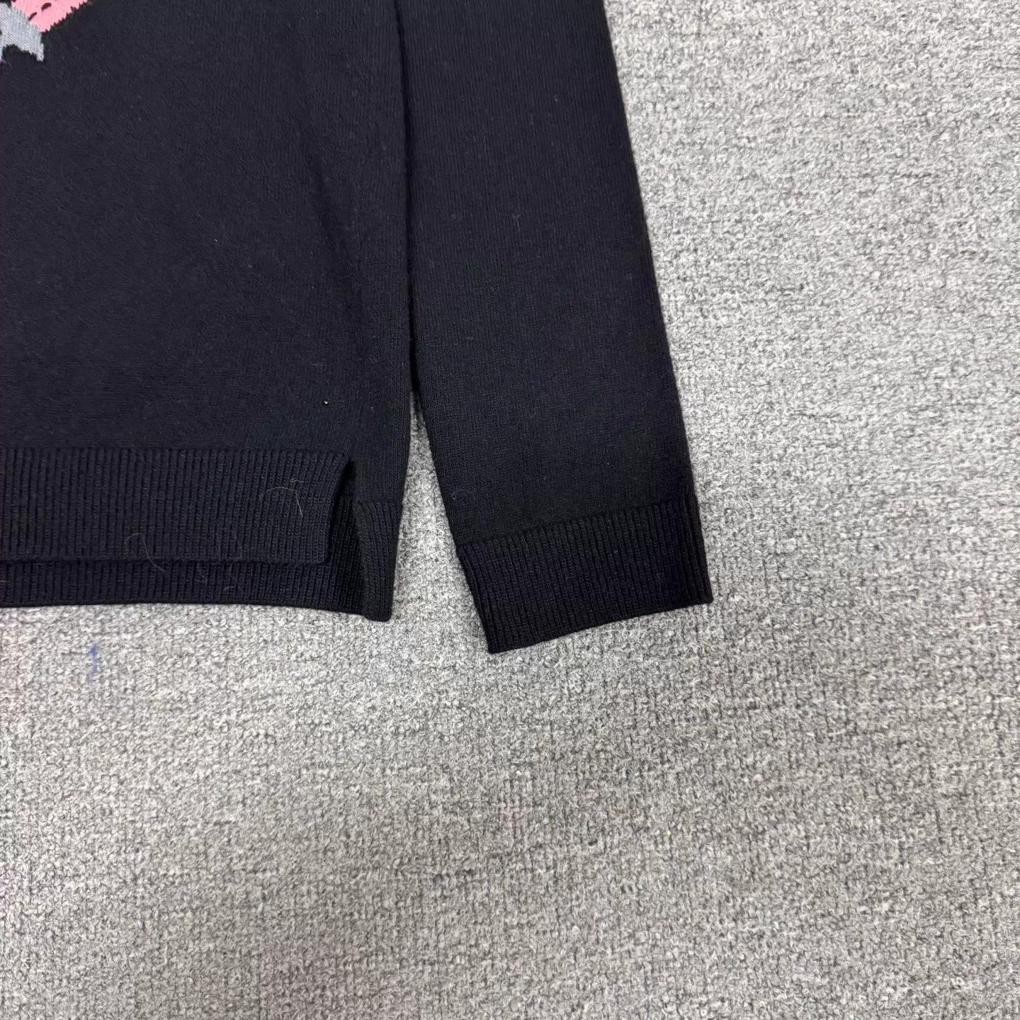 Valentino Valentino Black Heart Blade Intarsia Knit Sweater XS Size US XS / EU 42 / 0 - 3 Thumbnail