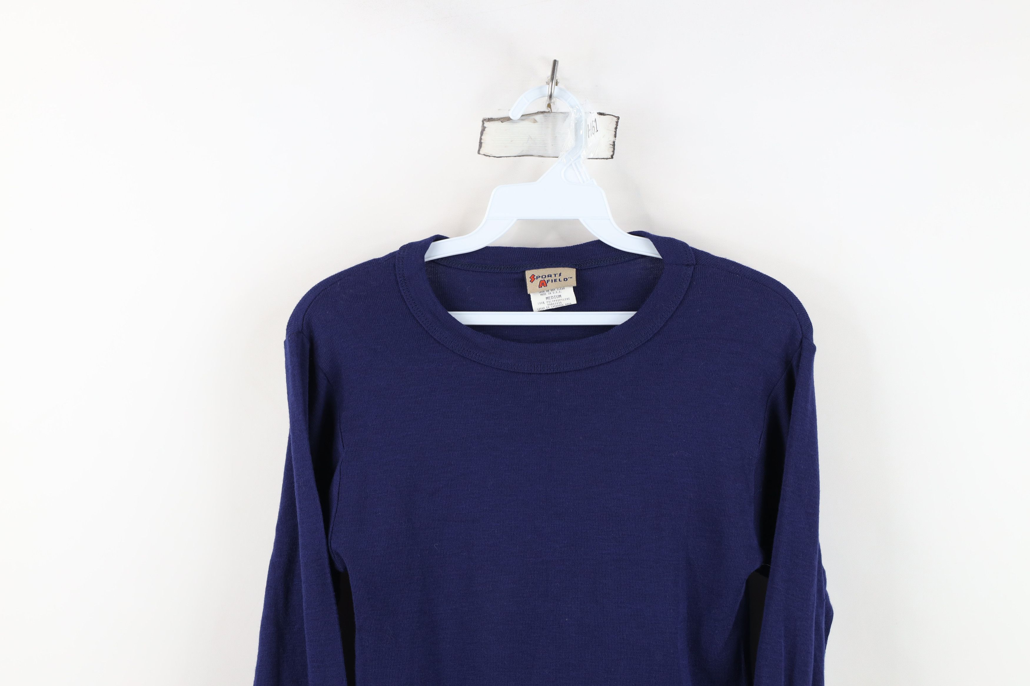 Vintage Vintage 90s Streetwear Ribbed Knit Long Sleeve T-Shirt USA Size US M / EU 48-50 / 2 - 2 Thumbnail