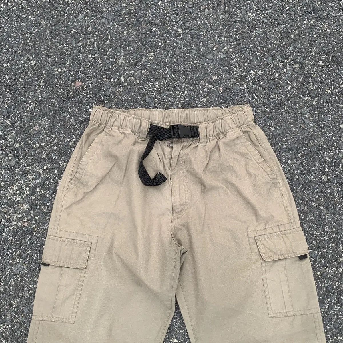 Japanese Brand Baggy Japanese Vintage Spring Waist Double Knee Hiking Pants Size US 33 - 3 Thumbnail