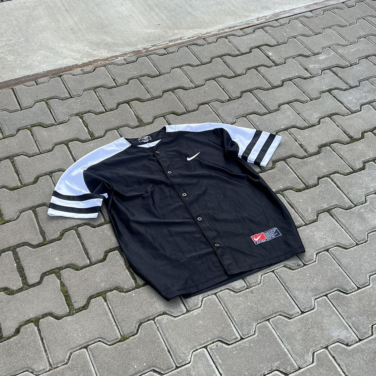 Nike × Vintage RARE Vintage Nike Andre Agassi Big Logo Shirt short sleeves Size US XL / EU 56 / 4 - 2 Thumbnail