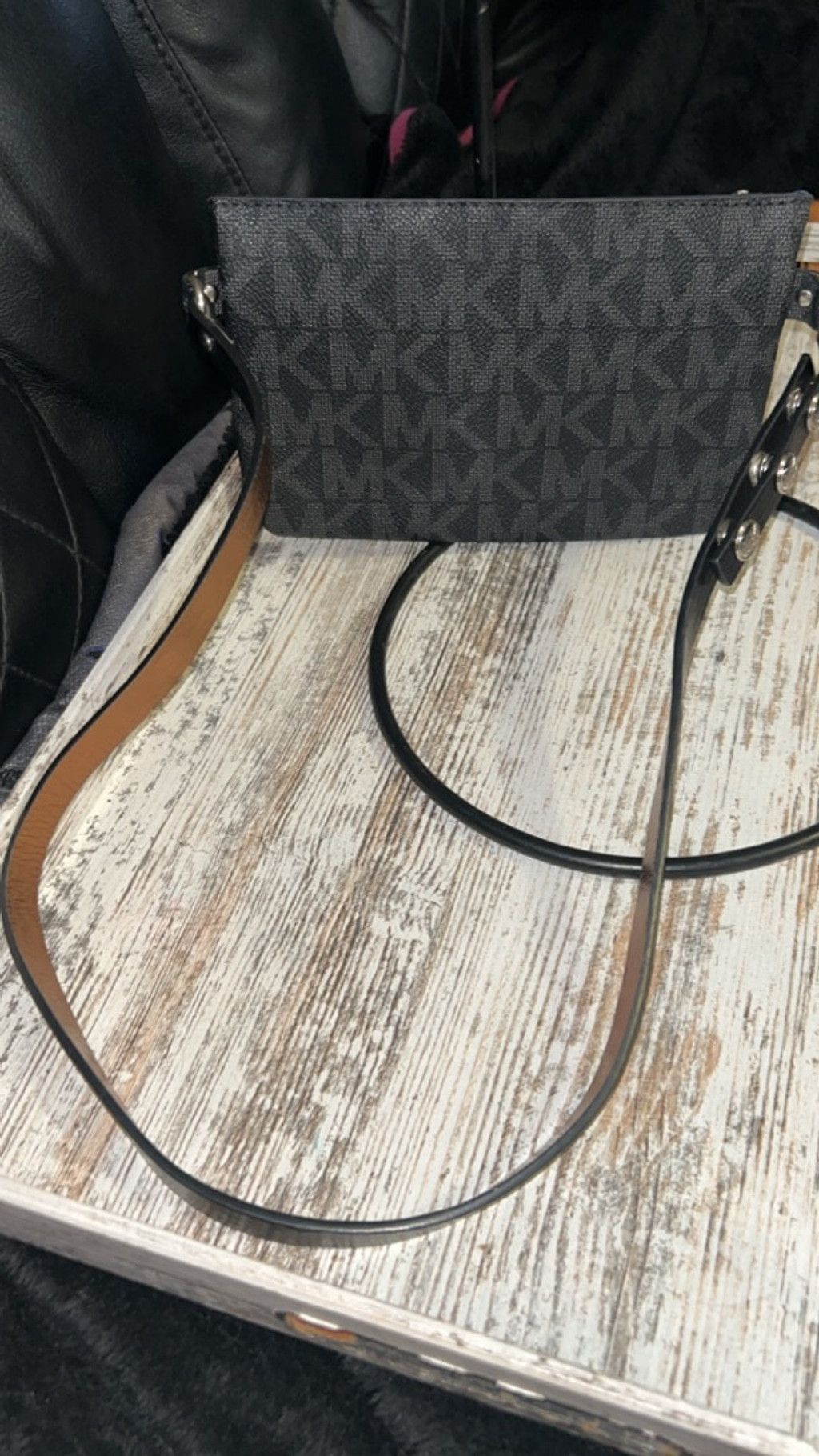 Michael Kors Women's Michael Kors belt Bag black w chain Size ONE SIZE - 3 Thumbnail