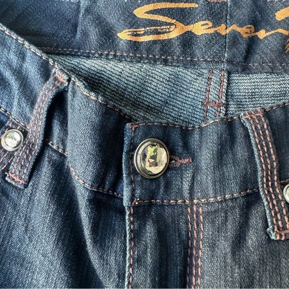 7 For All Mankind SEVEN7 FOR ALL MAN KIND WOMEN’S INDIGO BOOTCUT JEANS SZ 10 Size 32" / US 10 / IT 46 - 9 Thumbnail