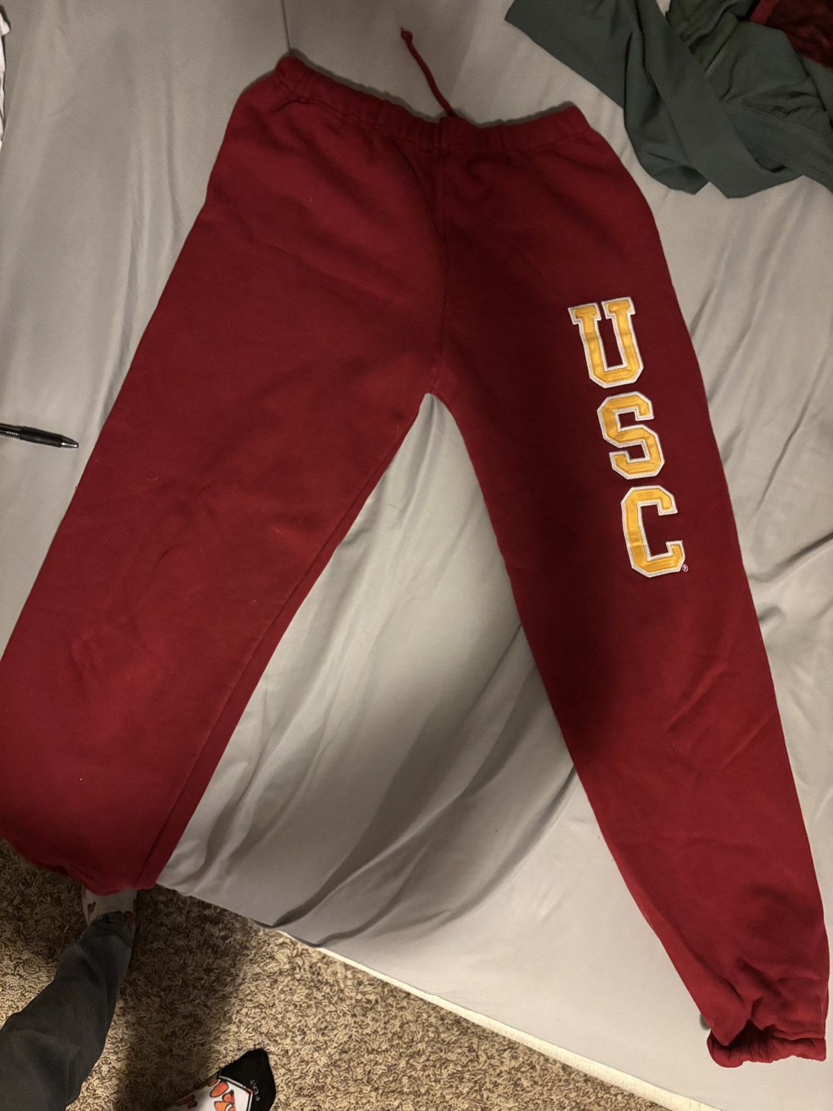 Other Heritage USC Sweatpants Red Size L Size US 32 / EU 48 - 1 Thumbnail